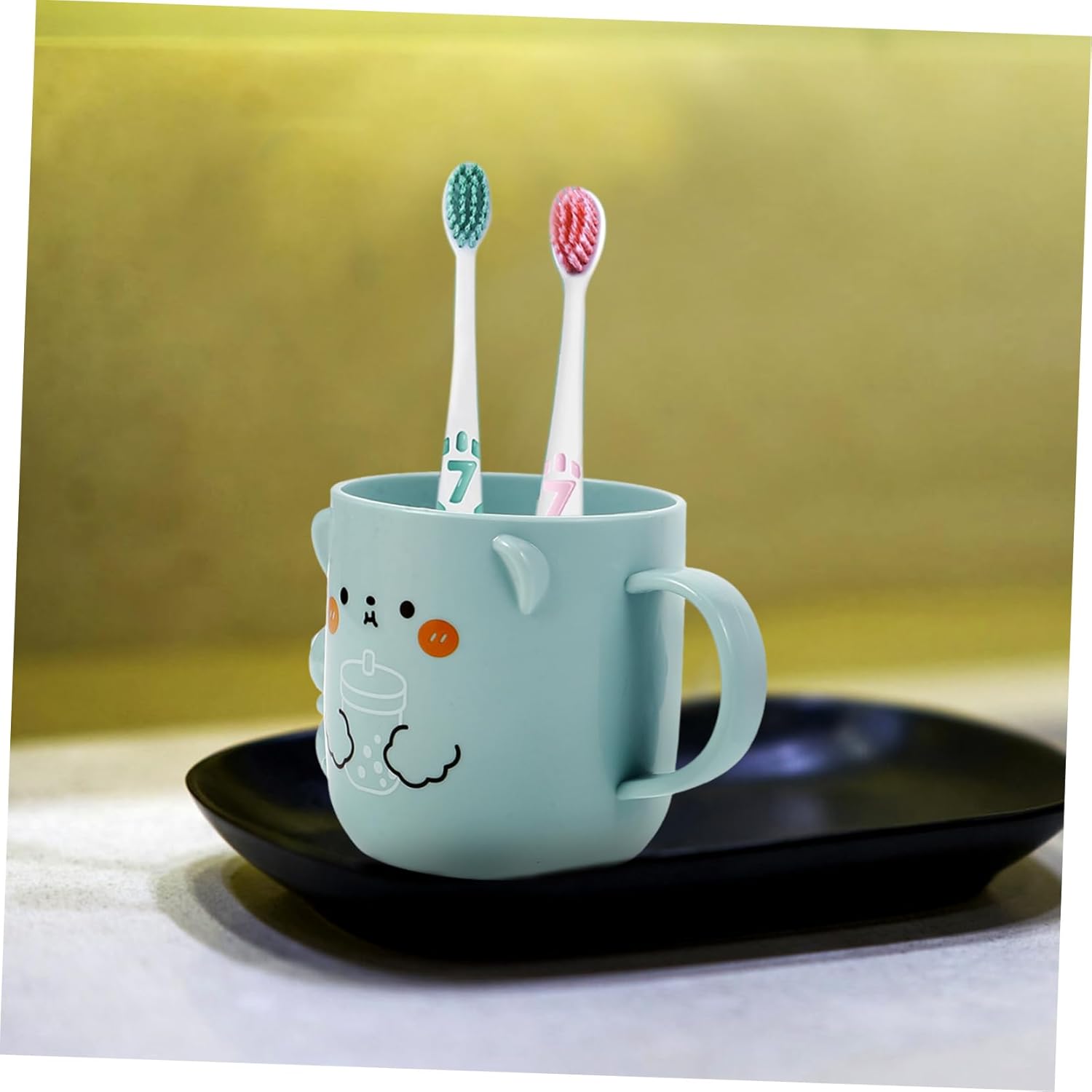CUTE REABLE TOOTHBRUSH CUP FOR KIDS