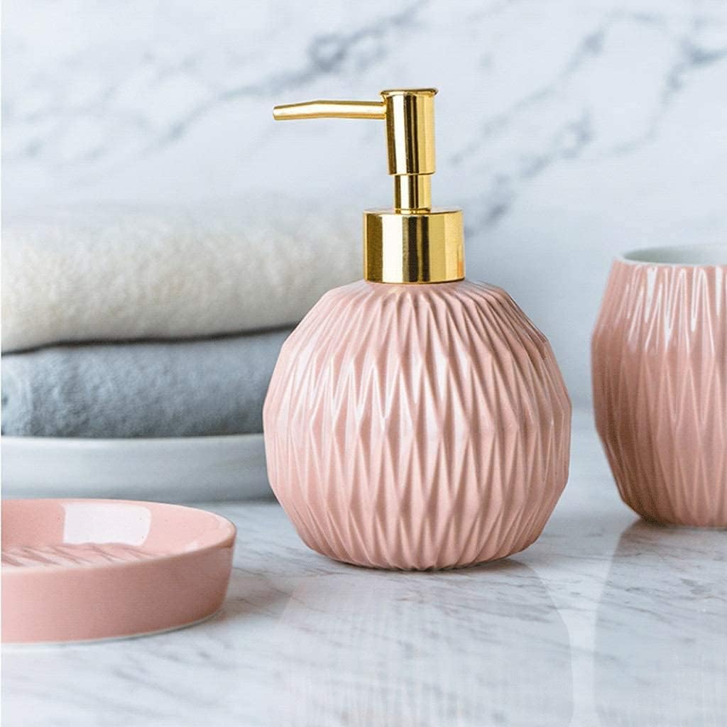 4-Piece Countertop Soap Dispenser Set