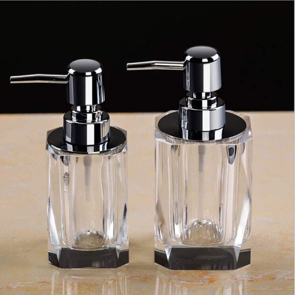 INKTUS Crystal Glass Countertop soap dispenser