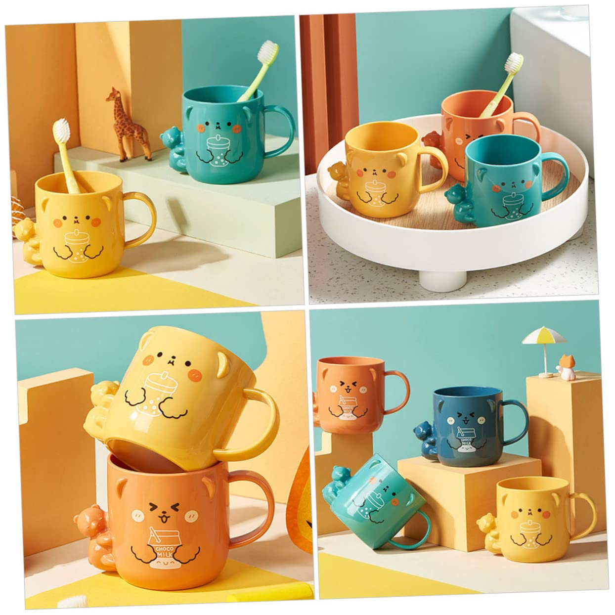 NY chocolate mouse mouthwash cup