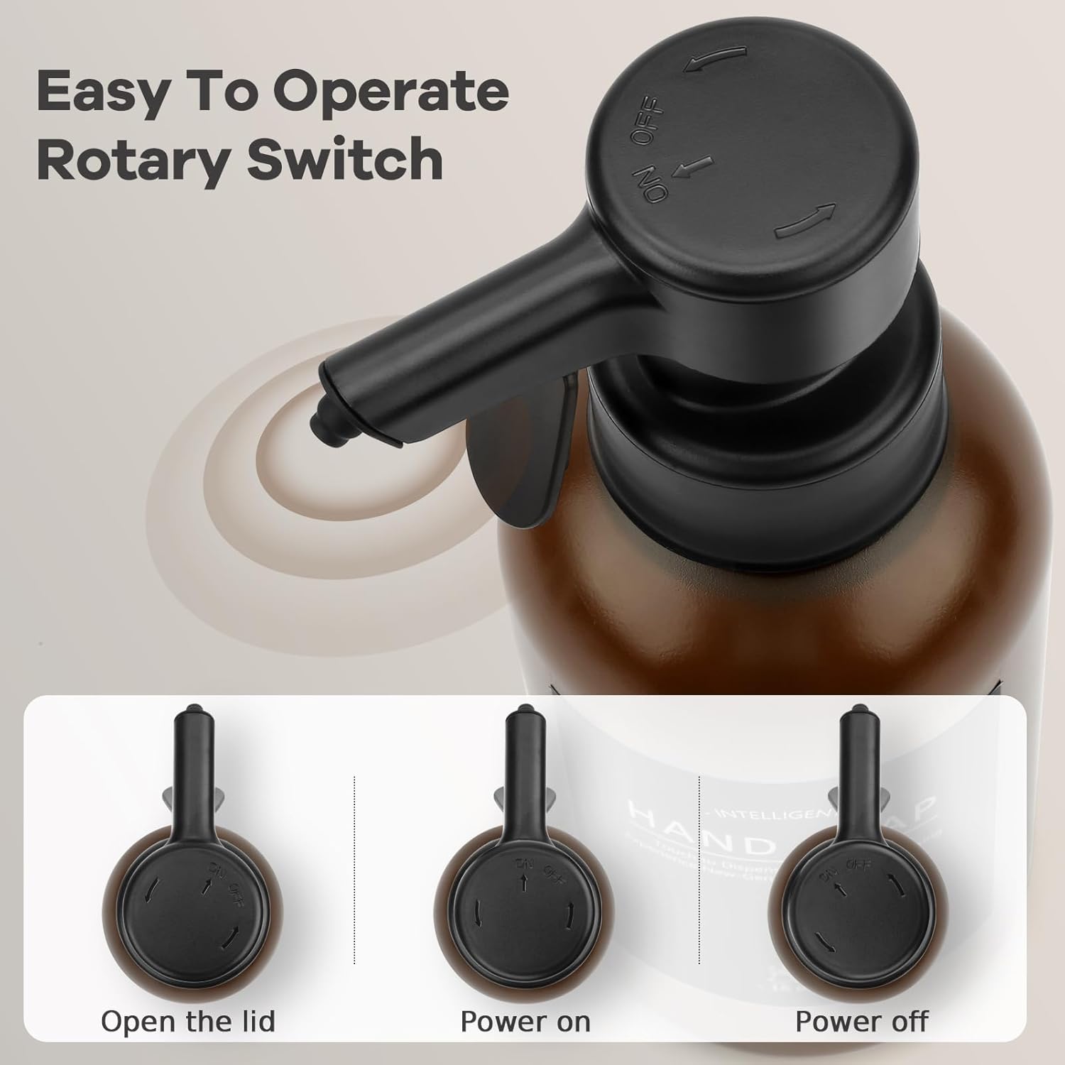 Monstake Automatic 16 OZ Large Capacity Touch Dispenser