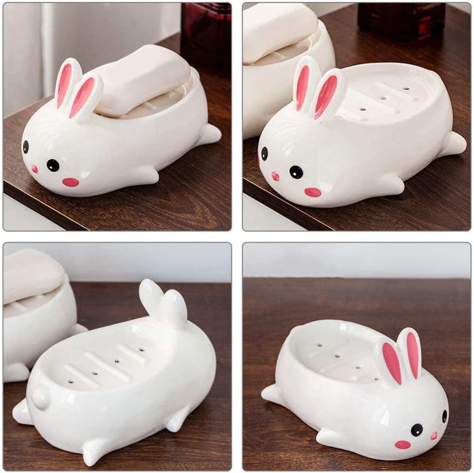 Cabilock Cute Ceramic Soap Dish