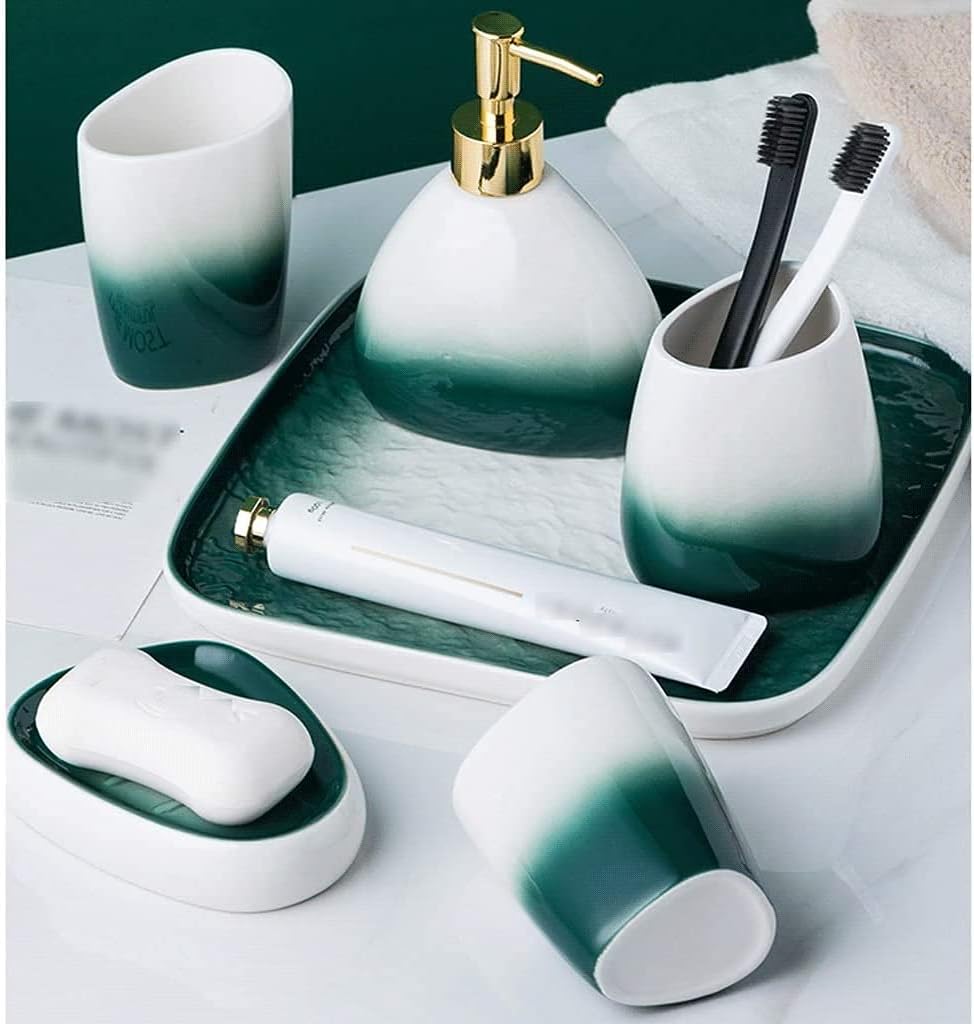 GRADIENT GRAY FASHION SOAP DISPENSER SET 450ML BATHROOM ACCESSORY