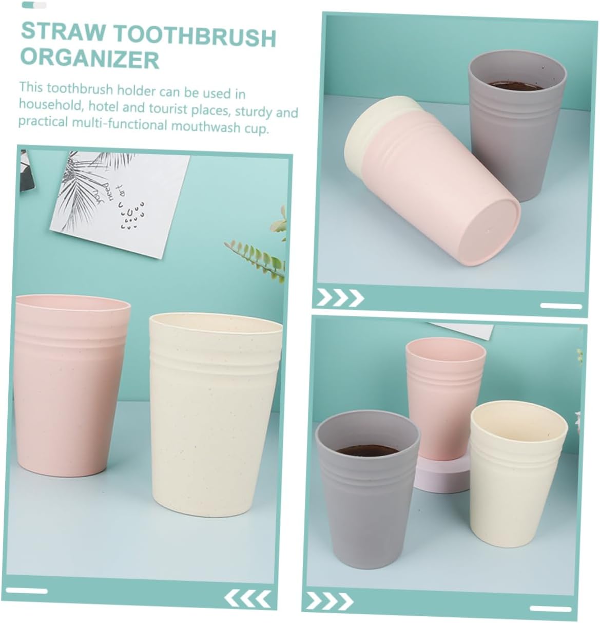 Creative Comfort Mouthwash Cup Toothbrush Organizer for Boys and Girls