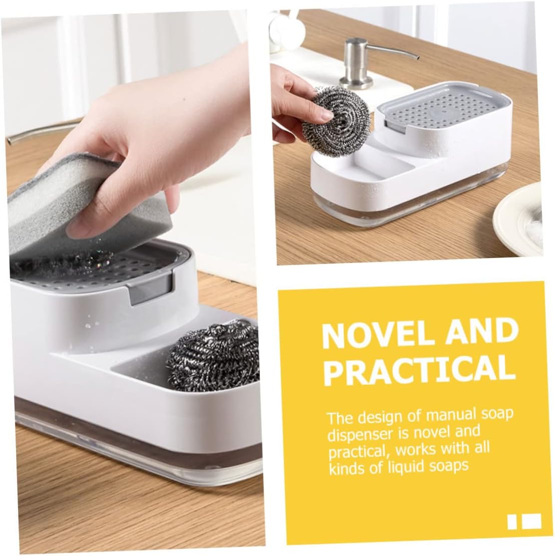 Space-Saving One-Hand White