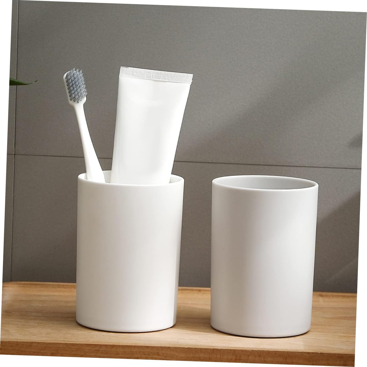 Seat your style with Beatifufu - Reusable Mouthwash Cup Toothbrush Holdernets Privacy partition ideas