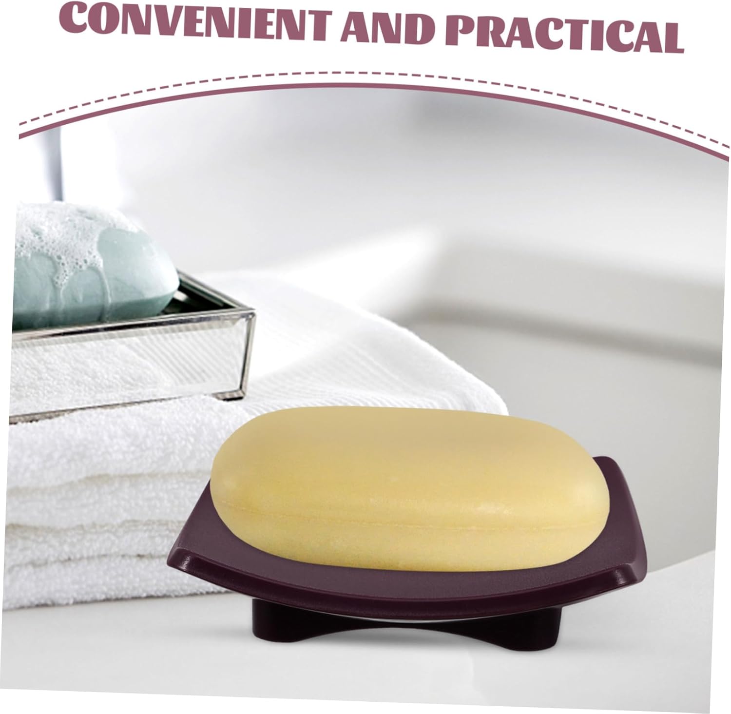Healifty Bar Organizer - Stylish Bath Accessory for Sponges and Soaps