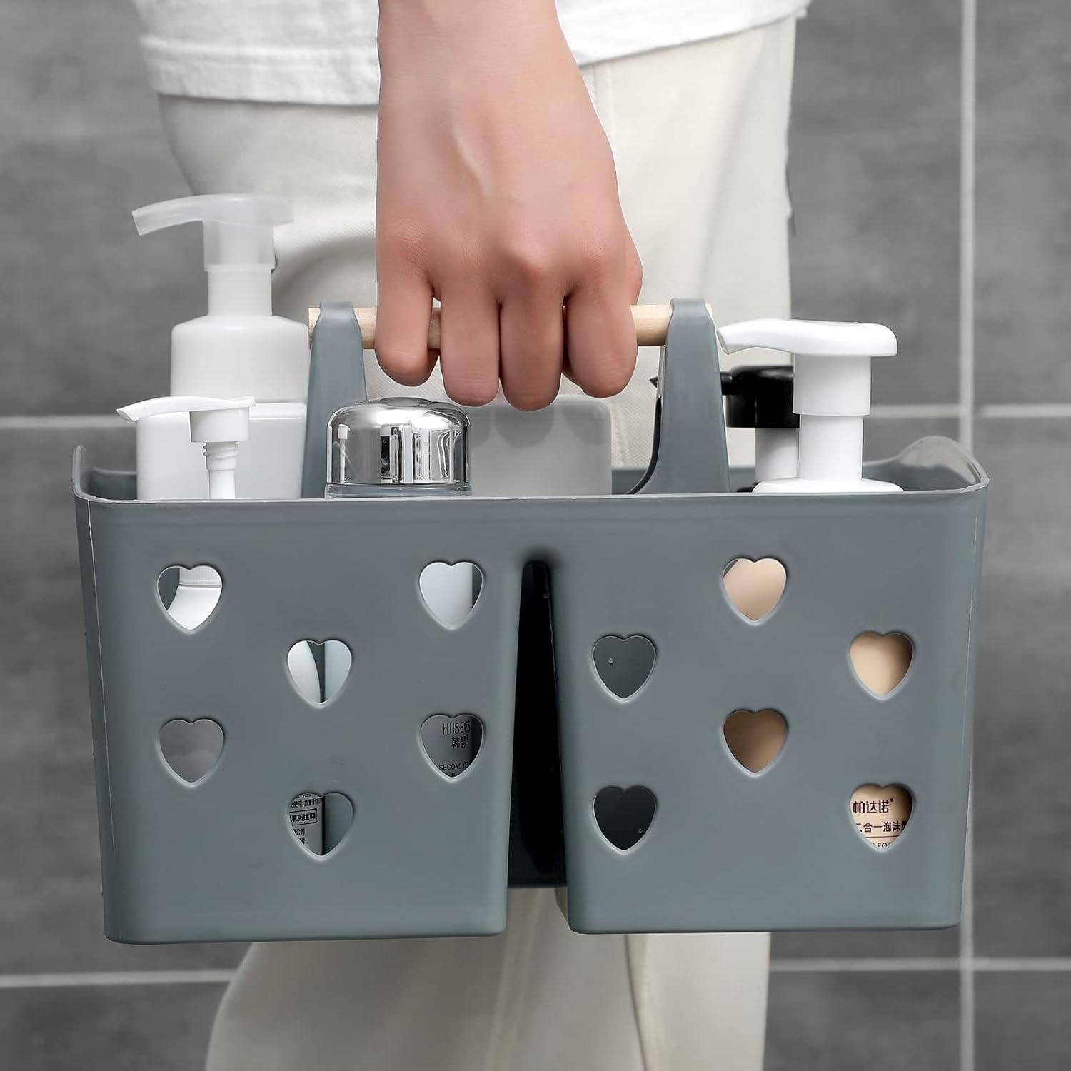 Anyoixer Portable Shower Caddy for Bathroom Storage