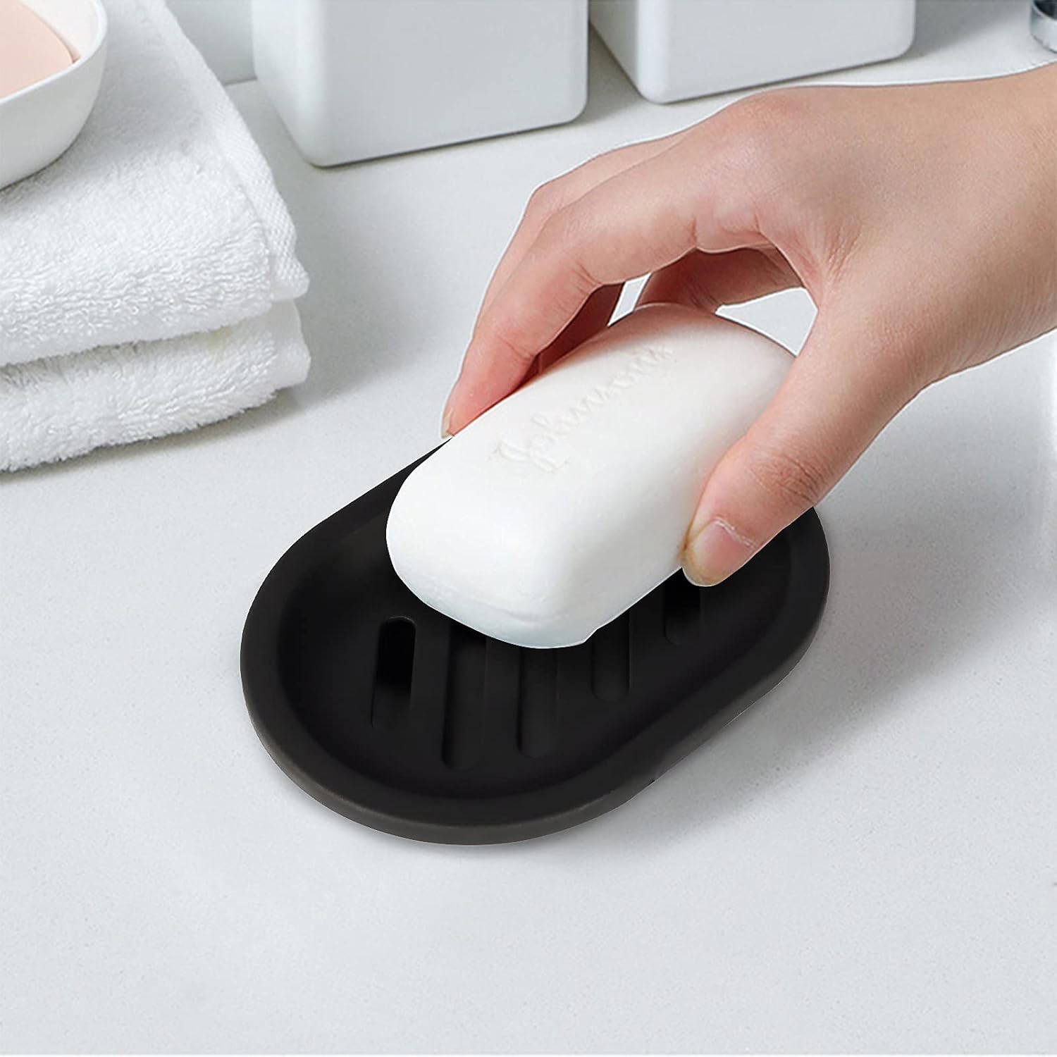 2-Piece Soap Dish for Sink Durable and Easy to Clean