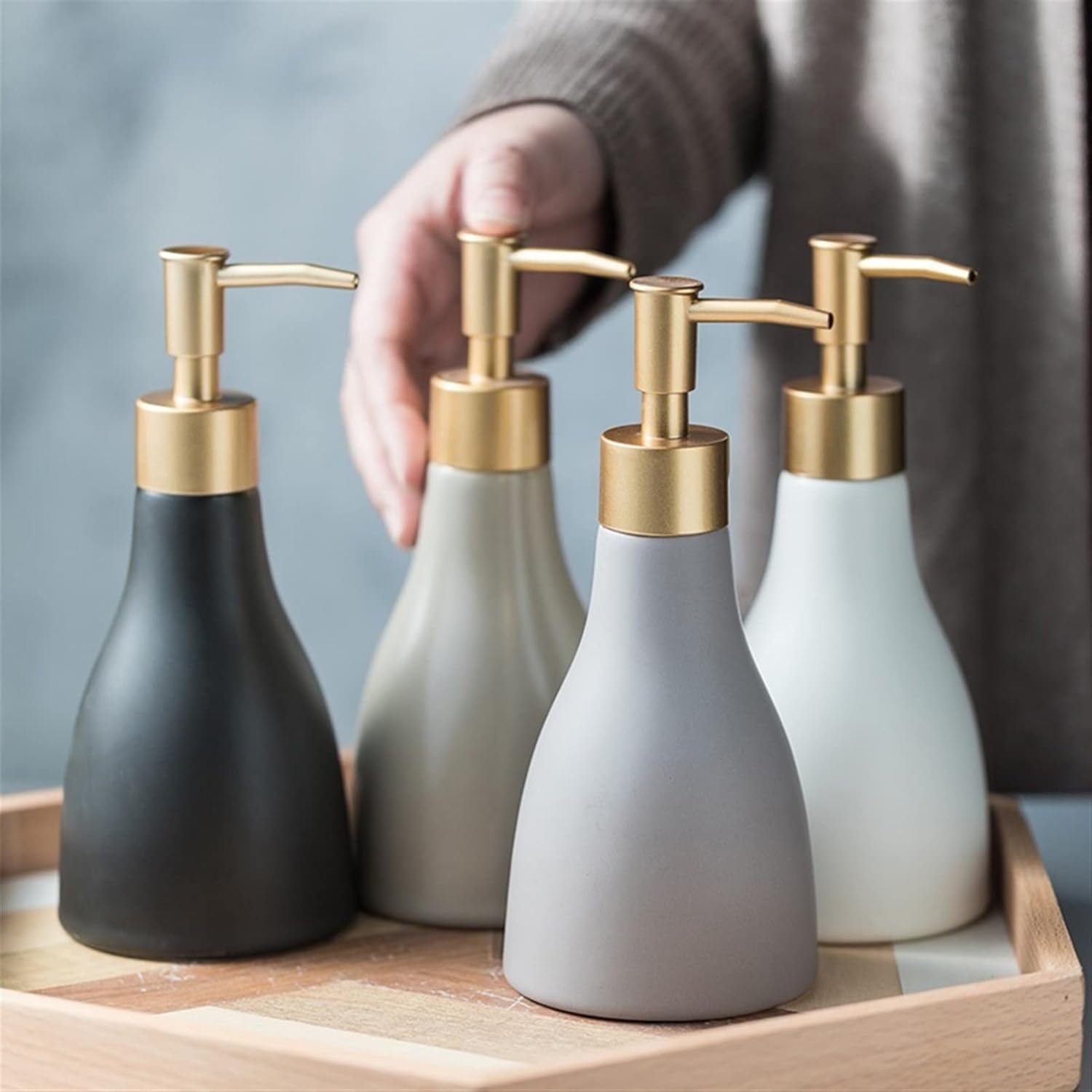 Stylish Countertop Soap Dispenser Gold