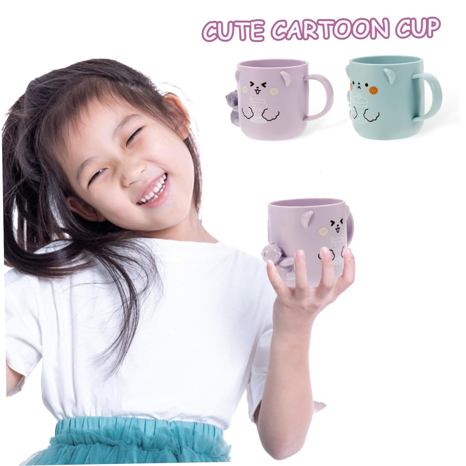 CUTE REABLE TOOTHBRUSH CUP FOR KIDS