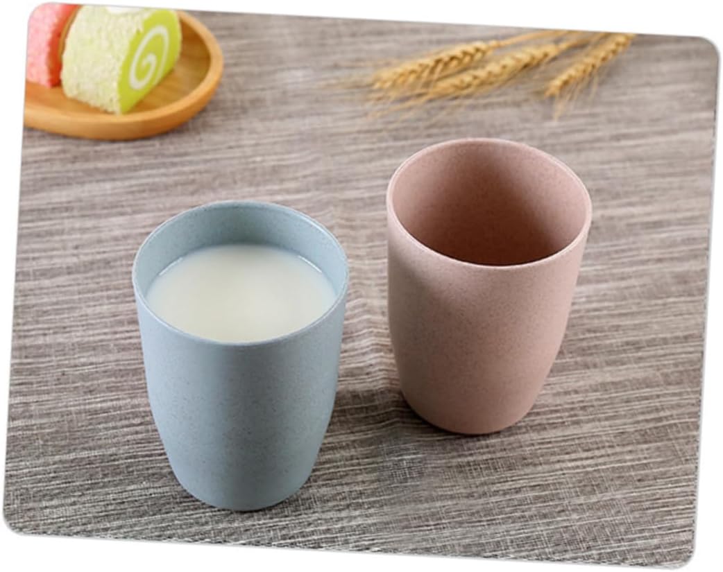 Wheat Straw Bathroom Tumbler - Stackable Eco-Friendly Easy Clean