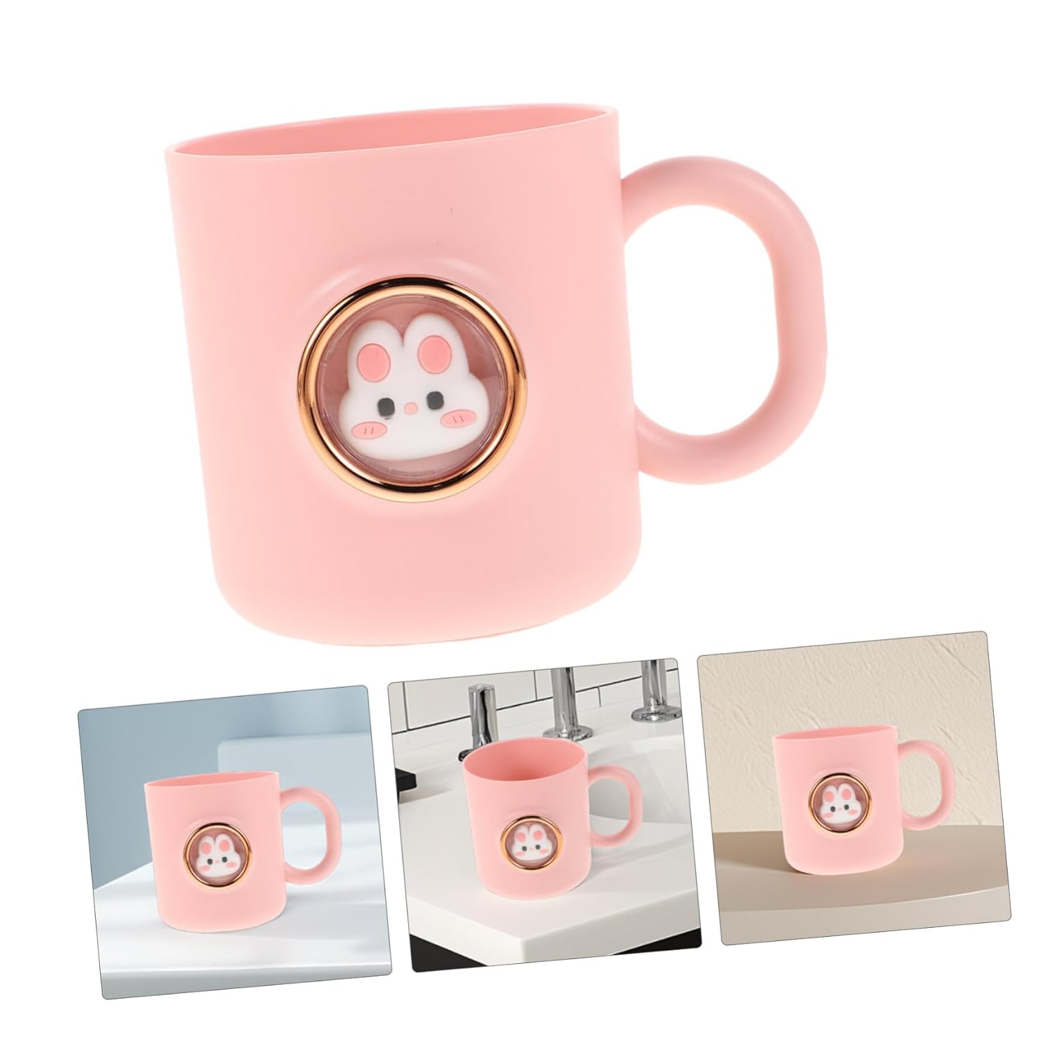 Cute Animal Toothbrush Holder for Kids Travel Bathroom Suction Cup