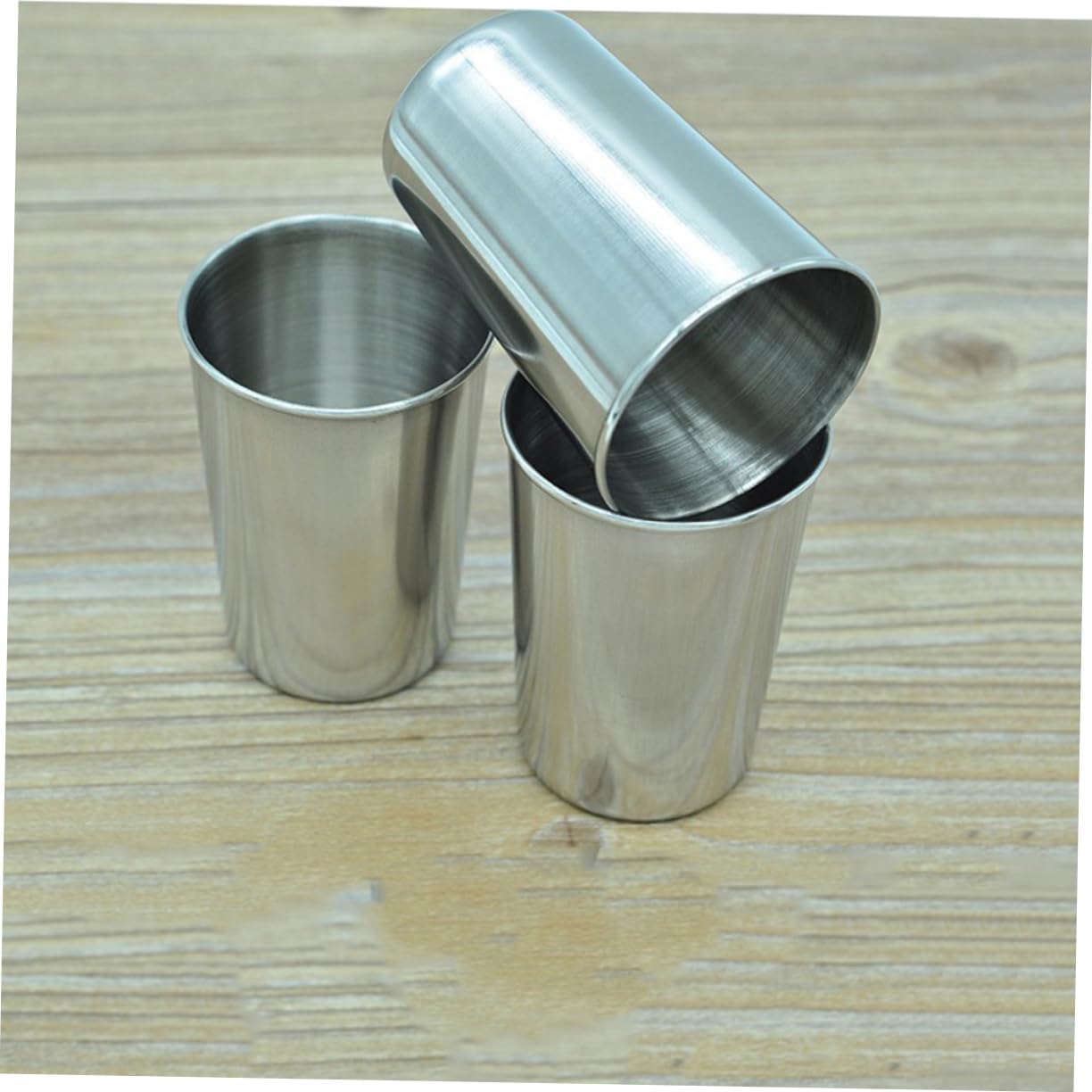 BUGUUYO 2pc Stainless Steel Water Cup Tumbler Set