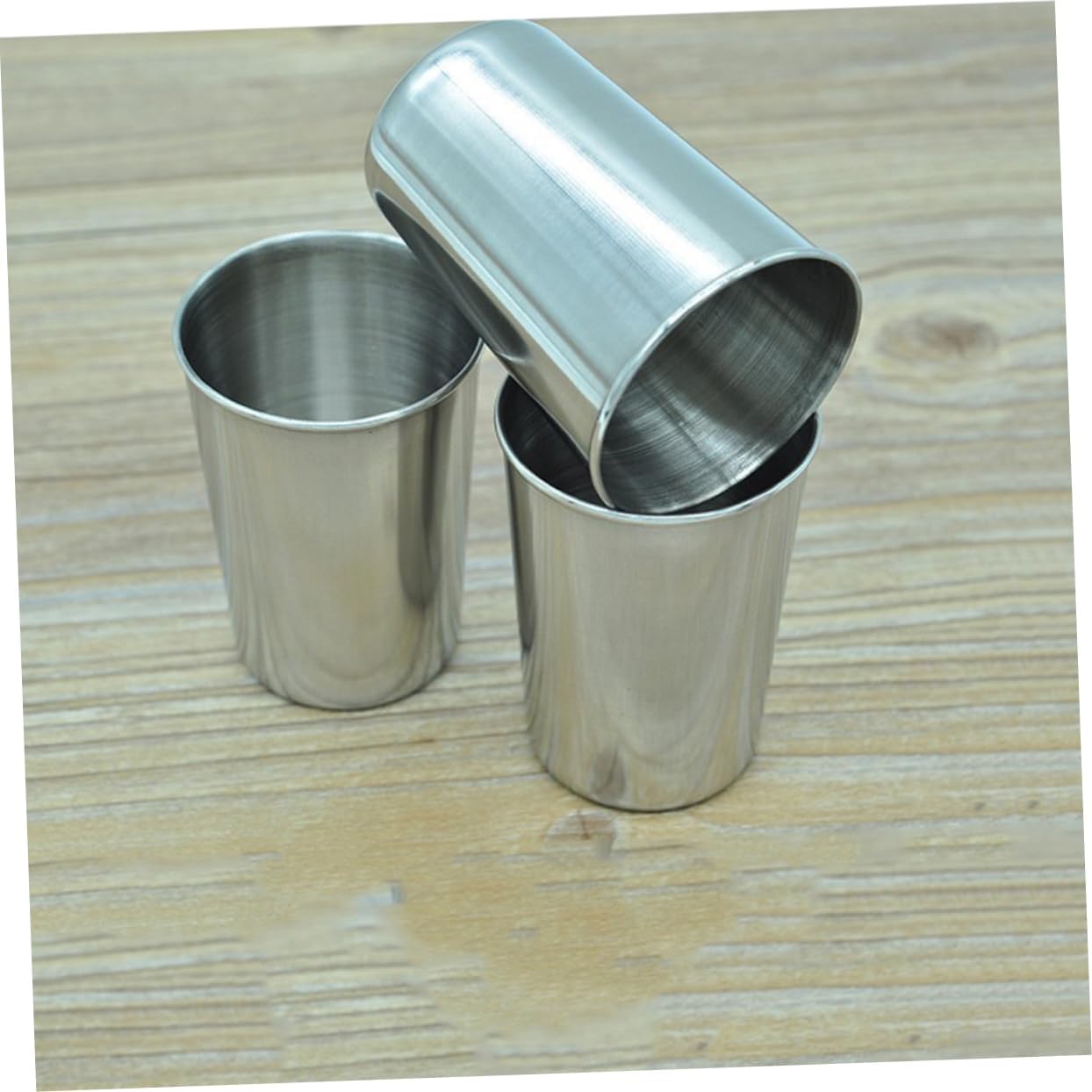 2 Stainless Steel Tumbler Set Easy to Clean for Home Travel