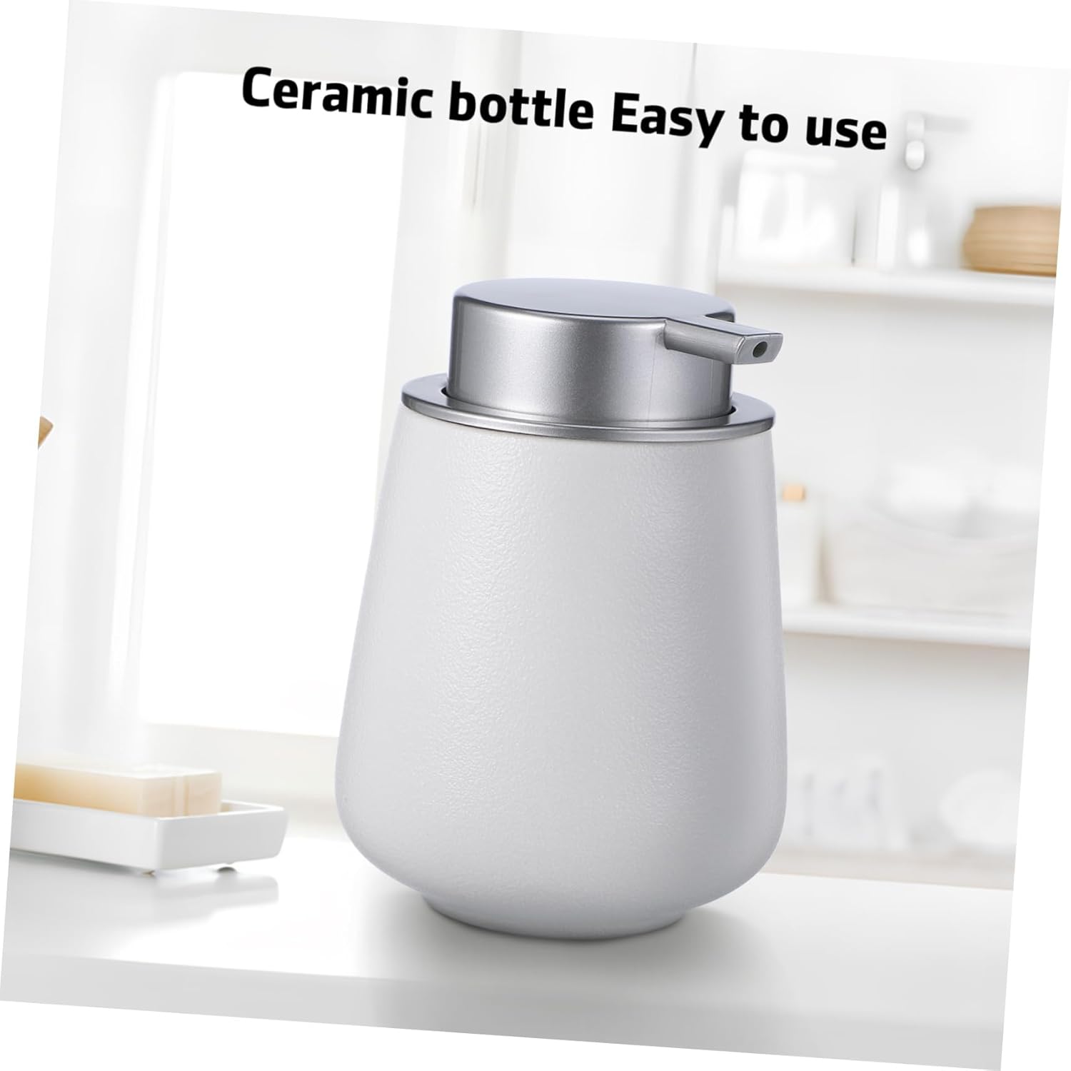 Modern Aesthetic Pharmacy Grade Dispenser with Overflow for Shower Shampoo and Conditioner