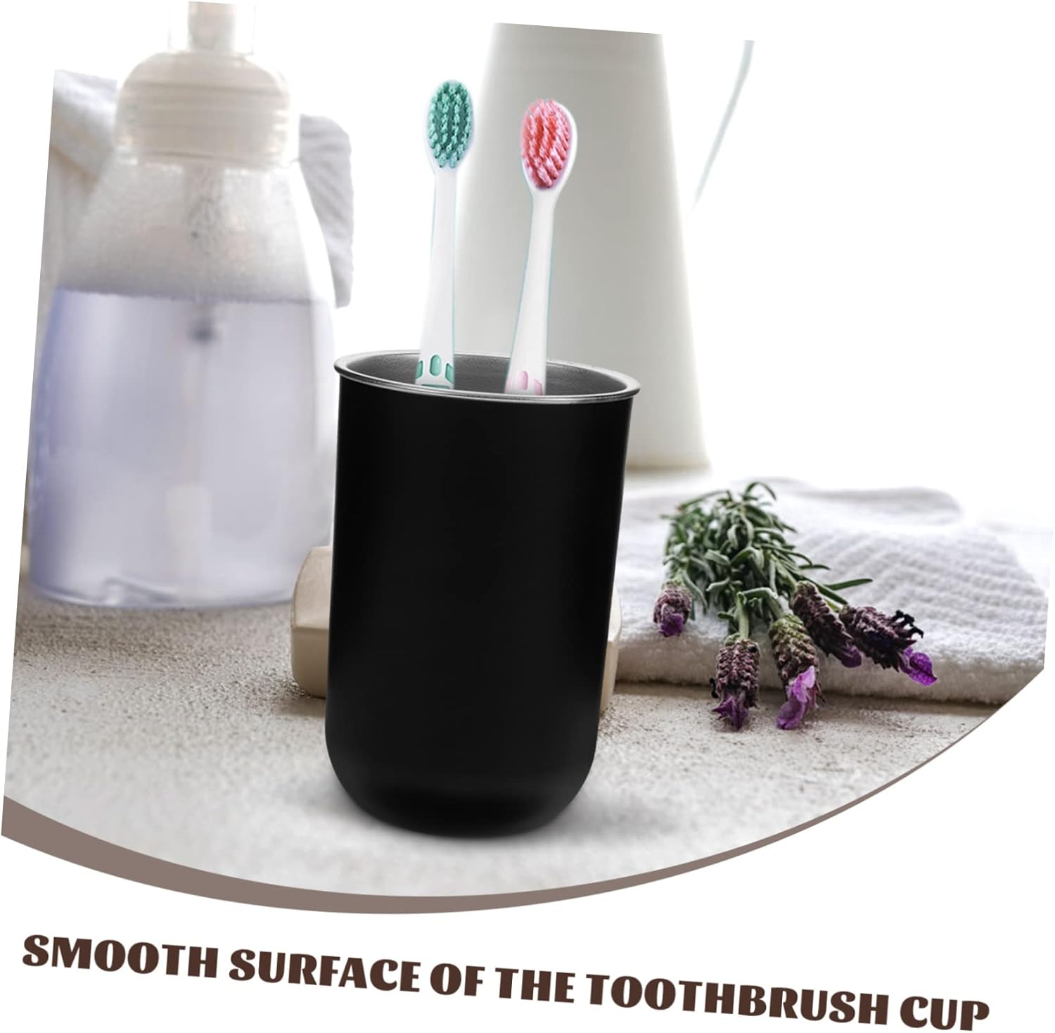 2pcs Stainless Steel Toothpaste Tumbler Set