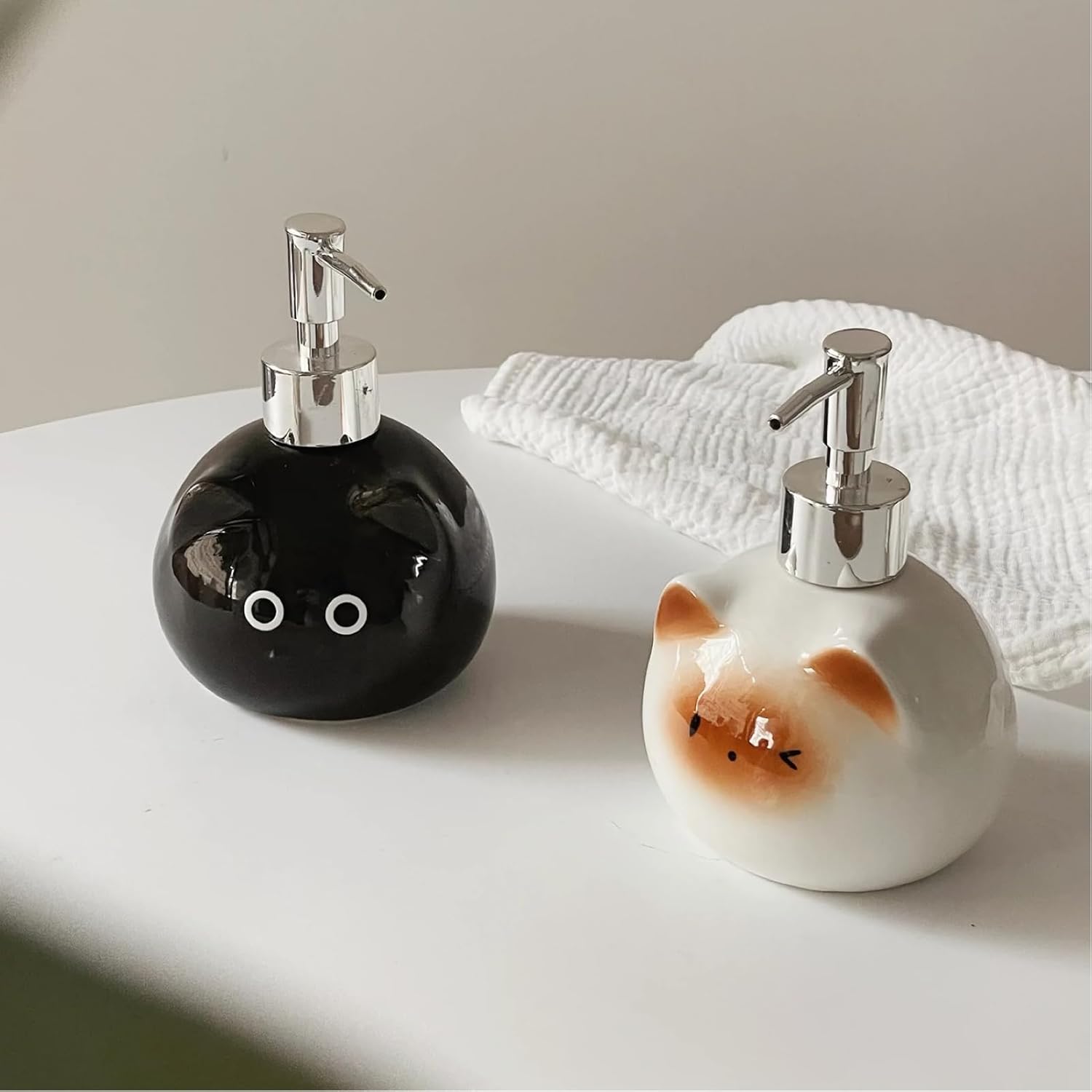 JoyfulTrends Cute Cat Soap Dispenser