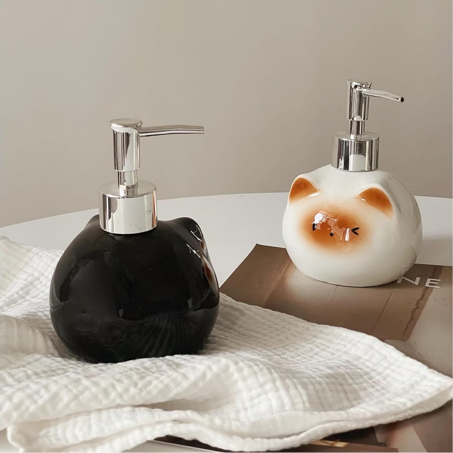 JoyfulTrends Cute Cat Soap Dispenser