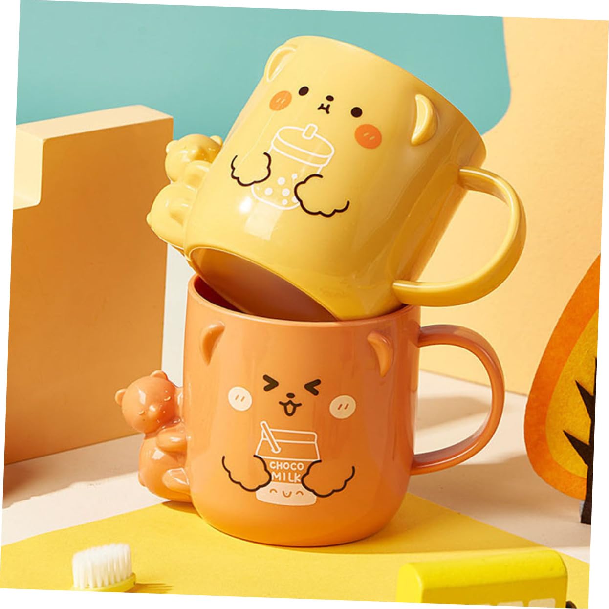 NY chocolate mouse mouthwash cup