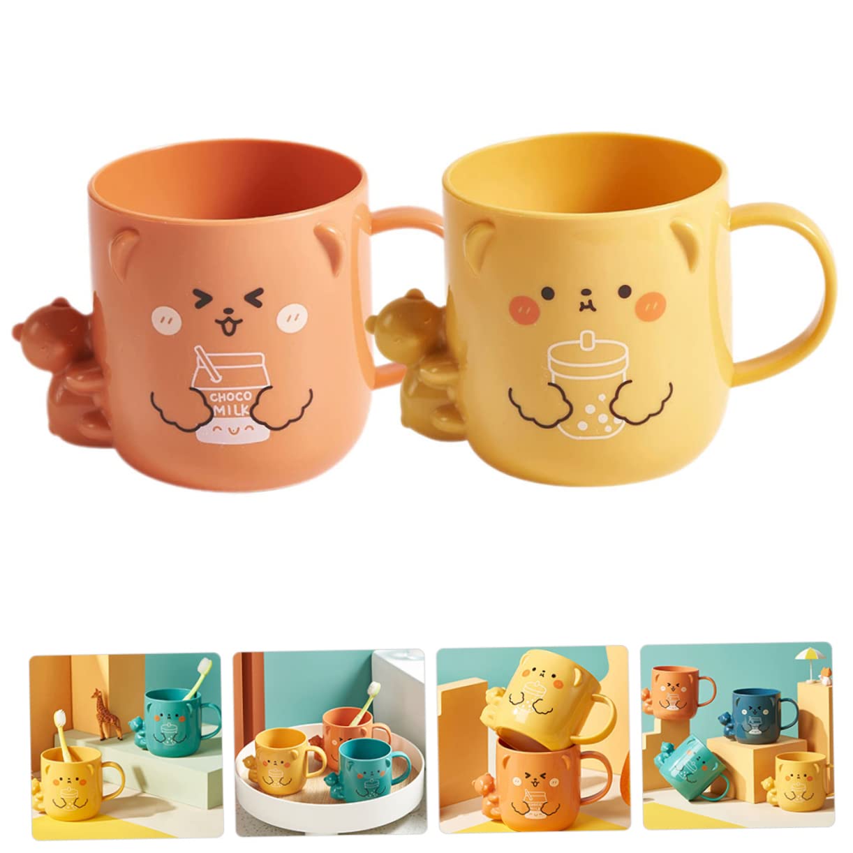NY chocolate mouse mouthwash cup