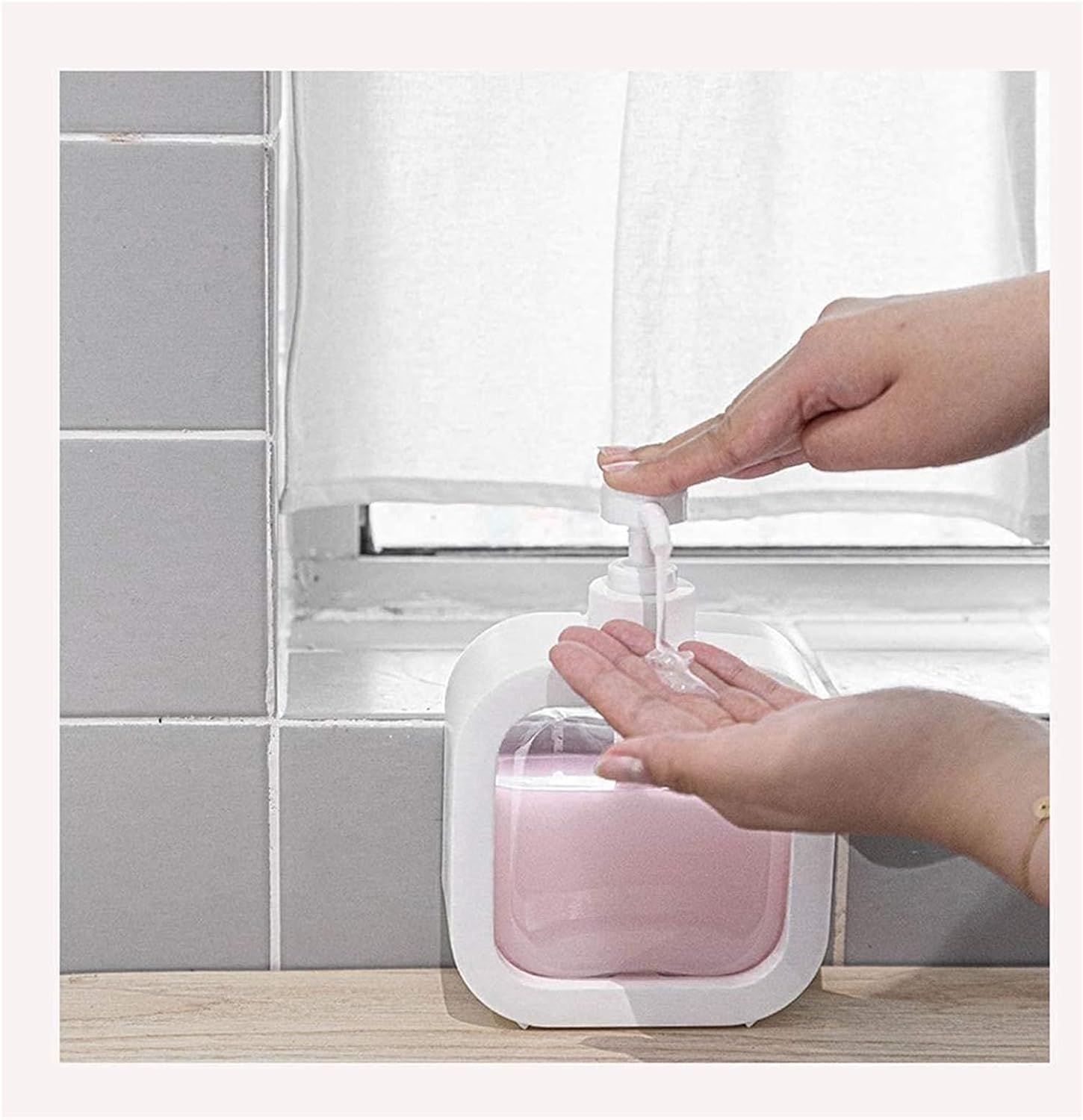 Elegant Countertop Soap Dispenser for Bathroom and Kitchen