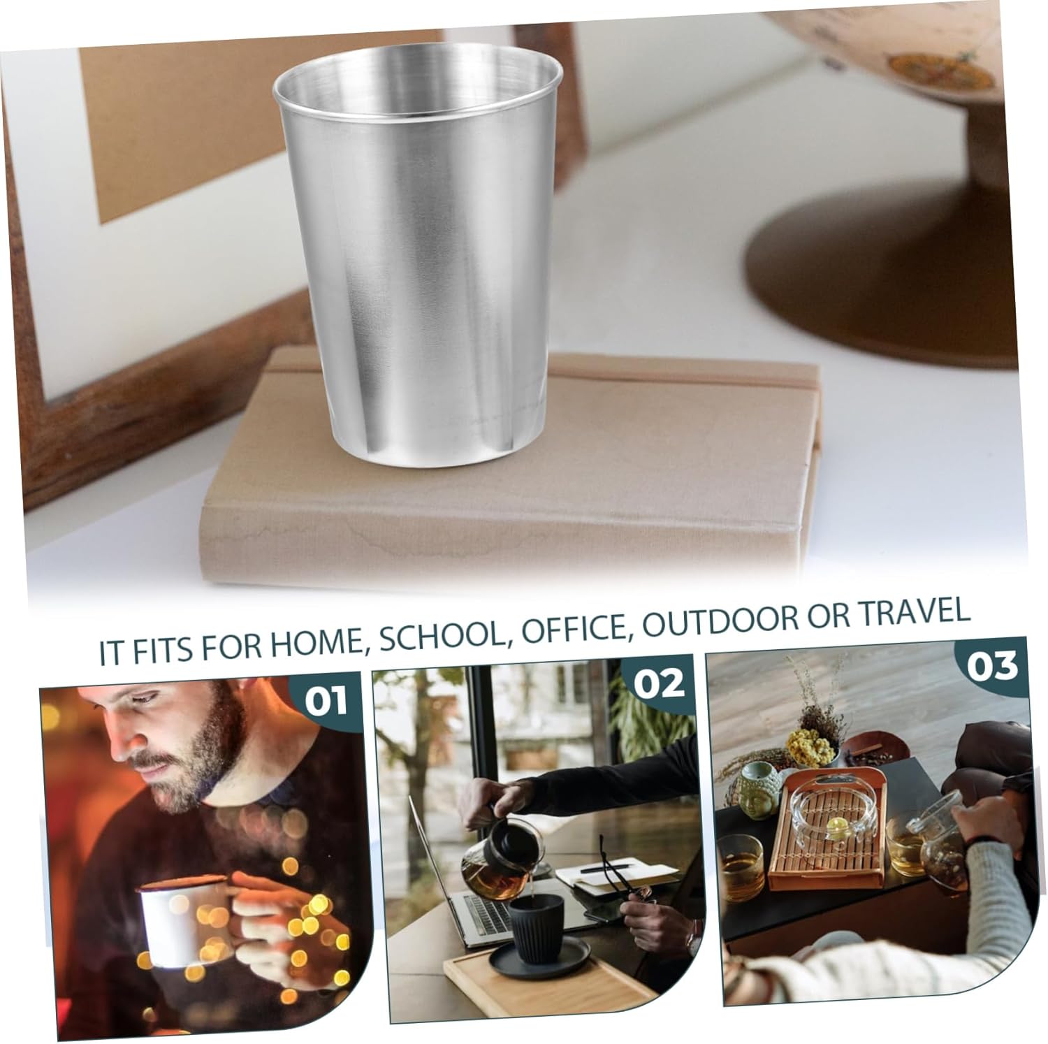 Stainless Steel Tumbler Cup - Multi-Use Durable Stylish