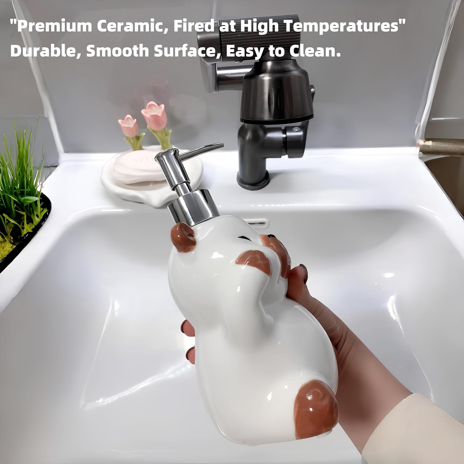 Adorable Ceramic Bear Dispenser