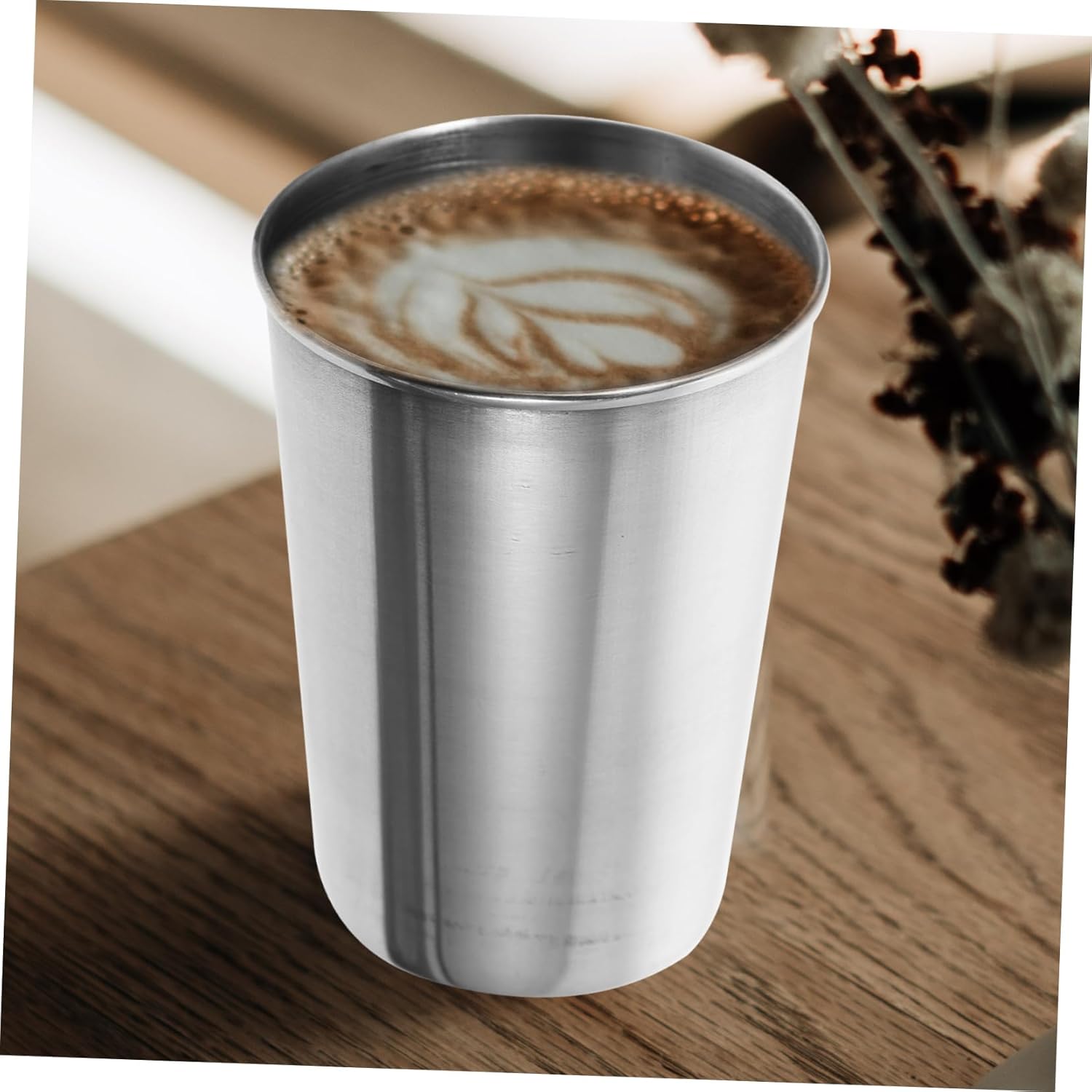 Sturdy Aesthetic Stainless Steel Bath Tumbler for Clean Living