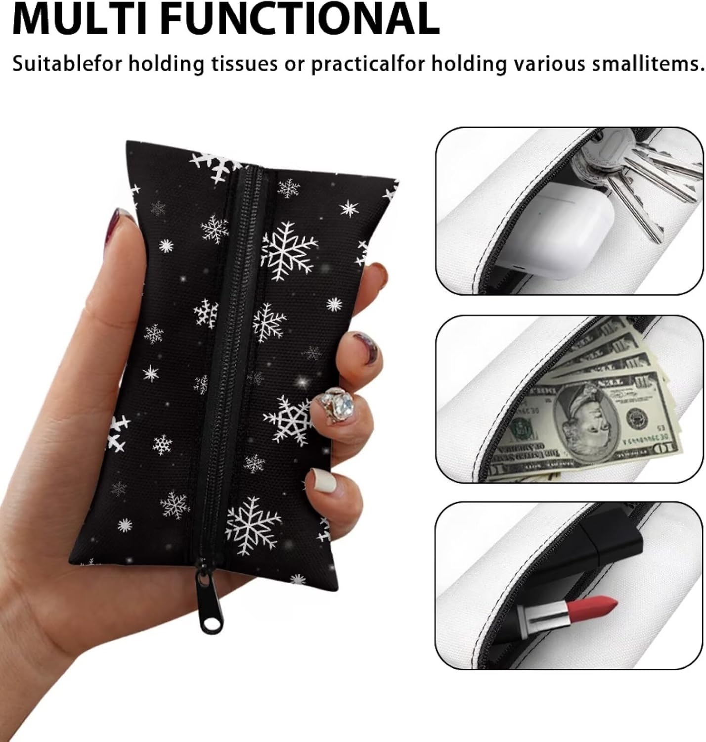 Christmas Snowflake Tissue Holder for Pure and Playful Storage