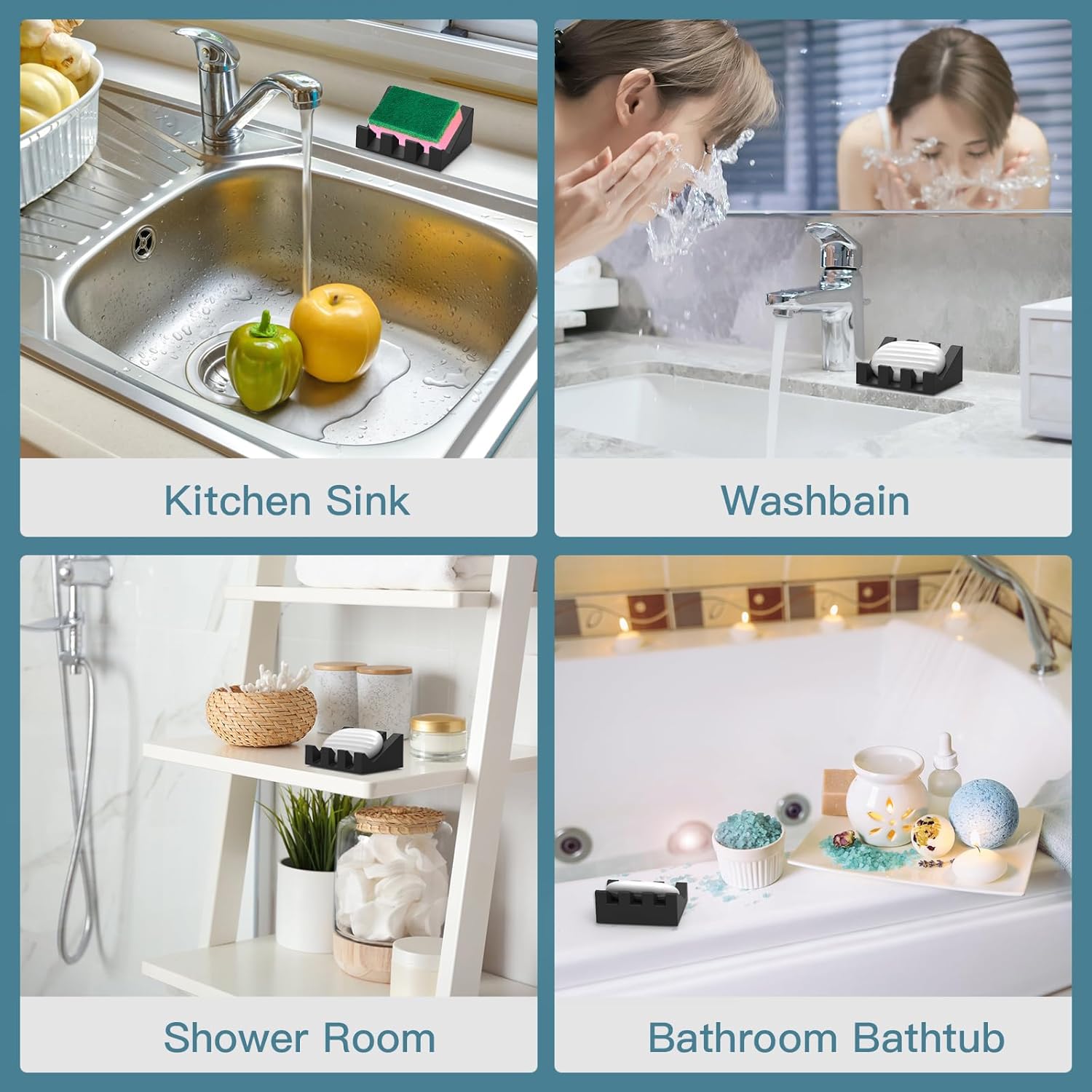 Suction Cup Soap Dishes 2 Pack