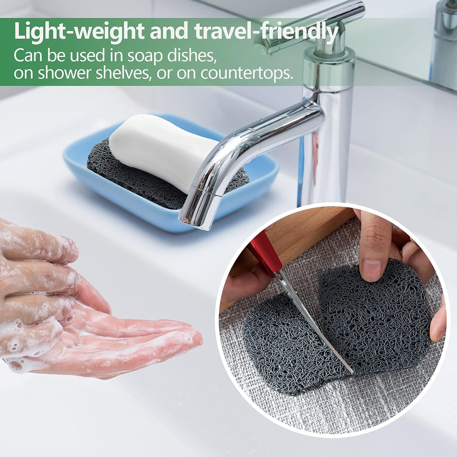 Bright Durable Soap Savers in 8 Colors