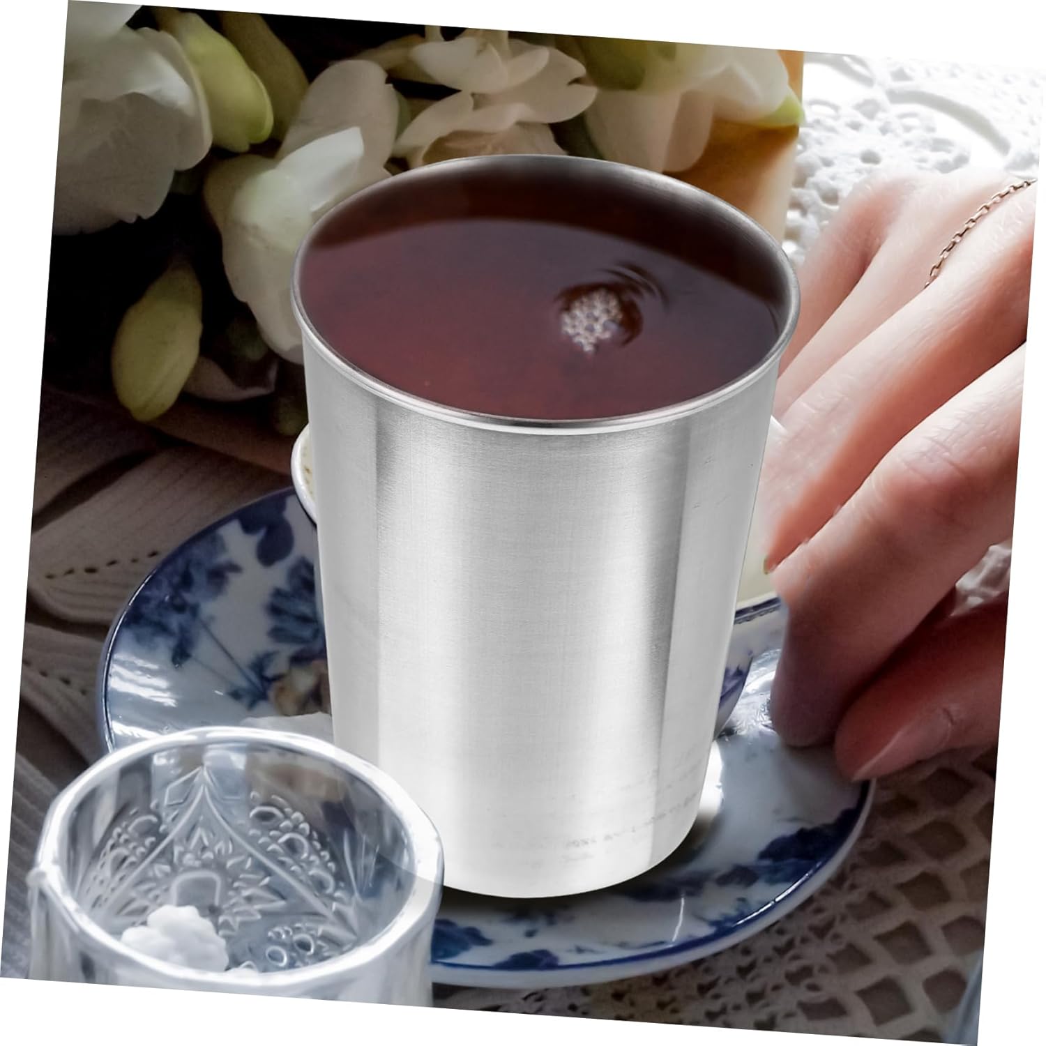 Bathroom Steel Tumbler 180ml