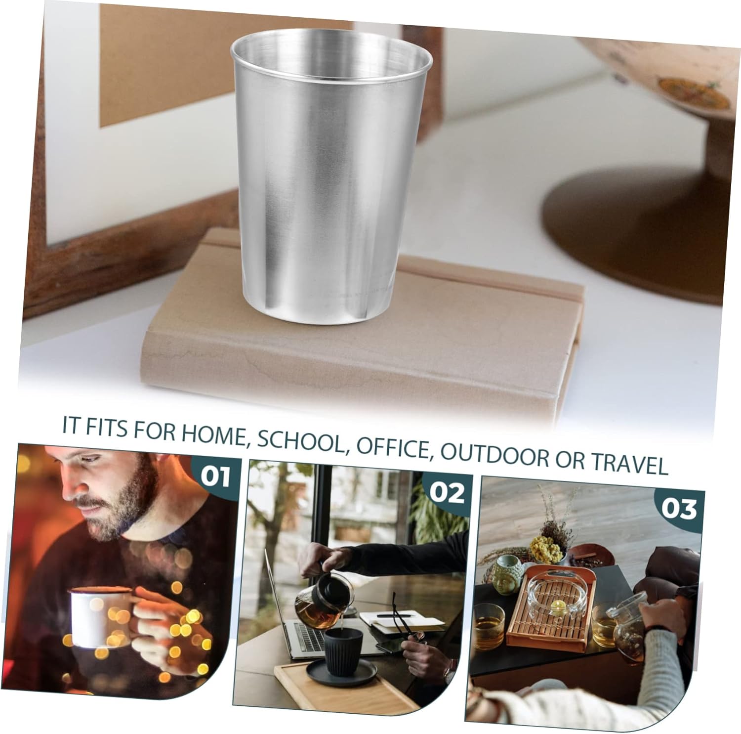 Add a Touch of Style to Your Bathroom IMIKEYA stainless steel tumbler cup