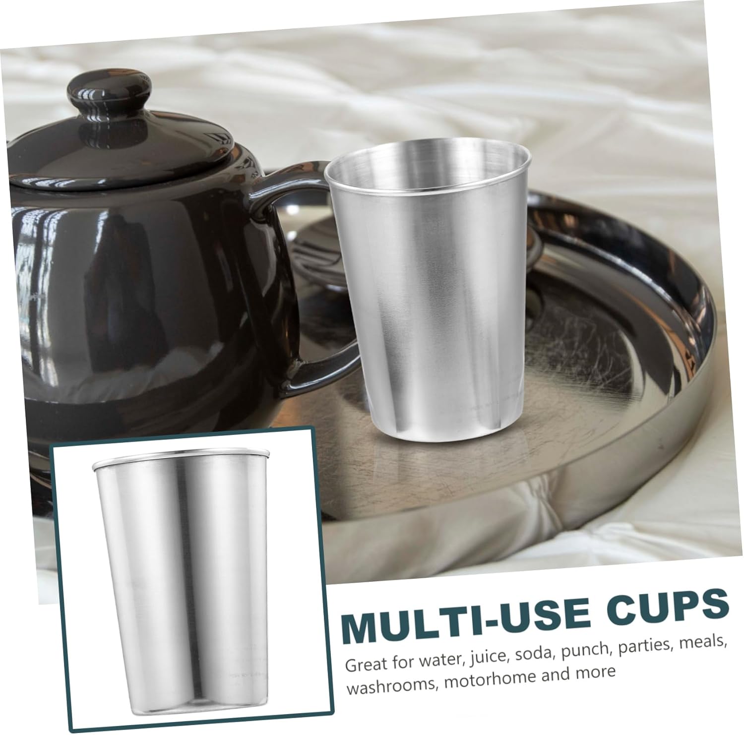 Stainless Steel Tumbler for Home Bathroom Use
