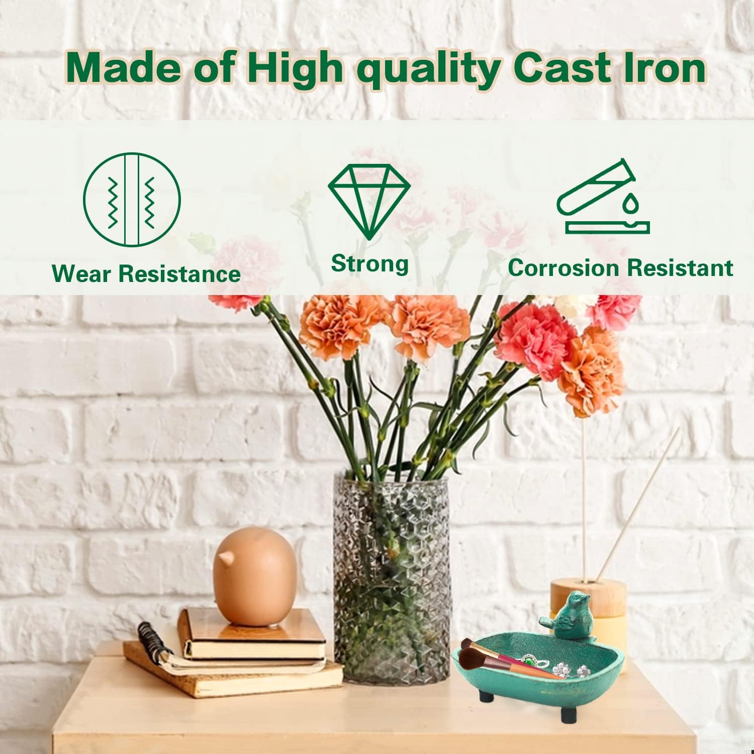 Sungmor Heavy Duty Cast Iron Hand Soap Holder