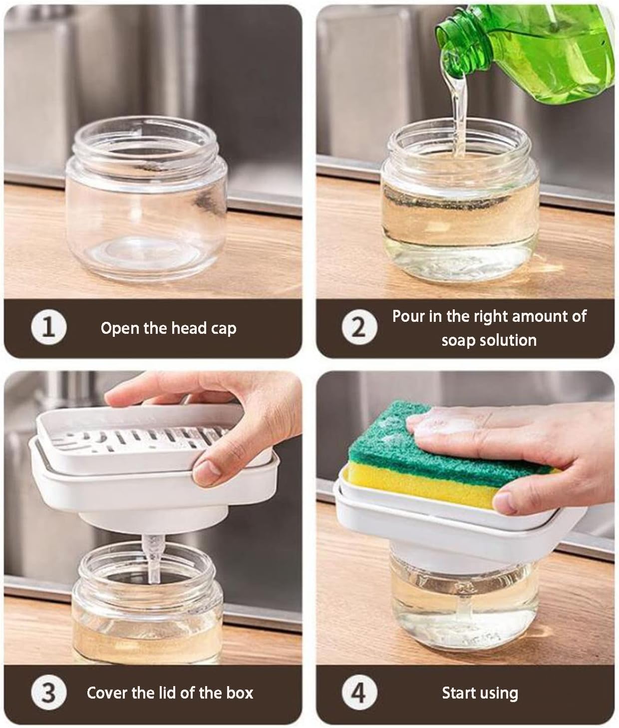 GIFTZS Simple Soap Dispenser for Kitchen