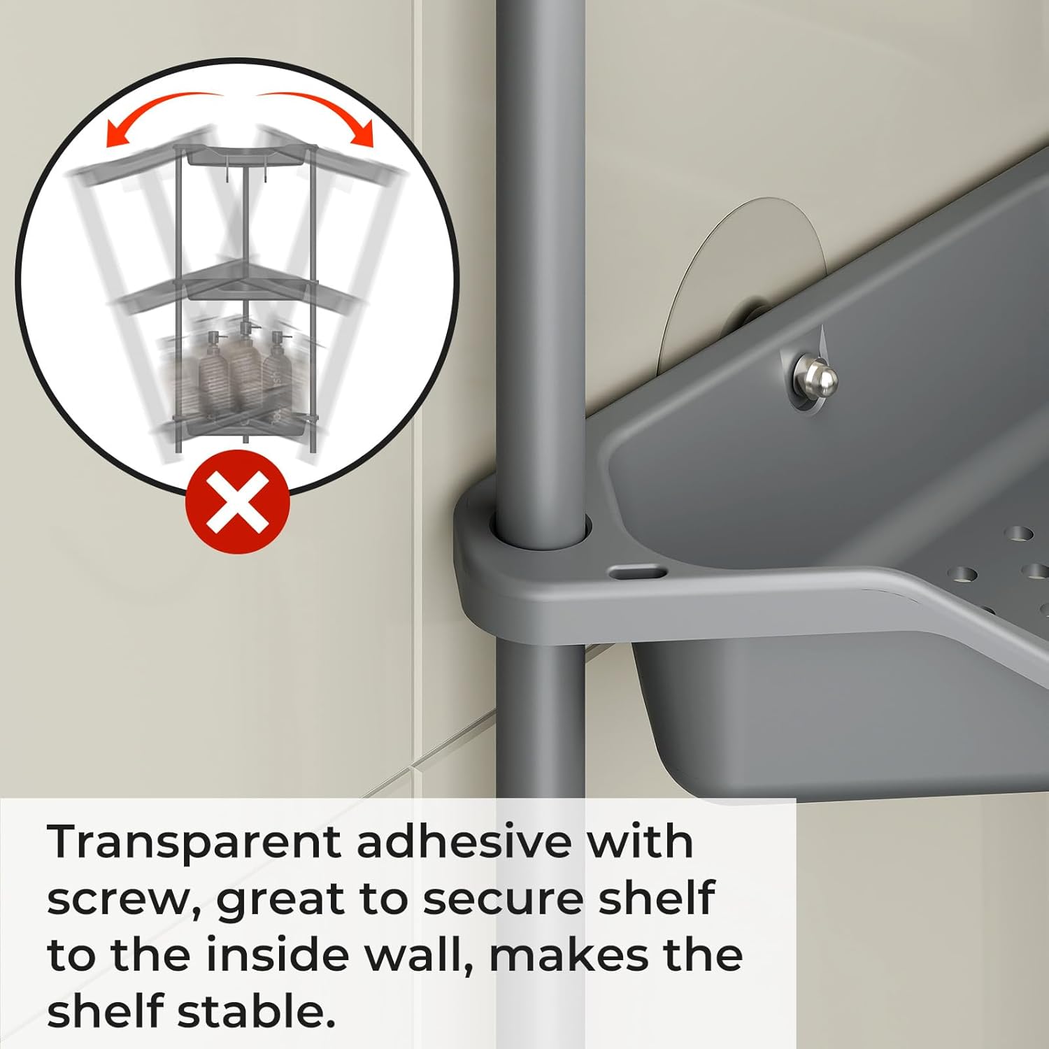 ODesign 3-Tier Corner Shower Caddy