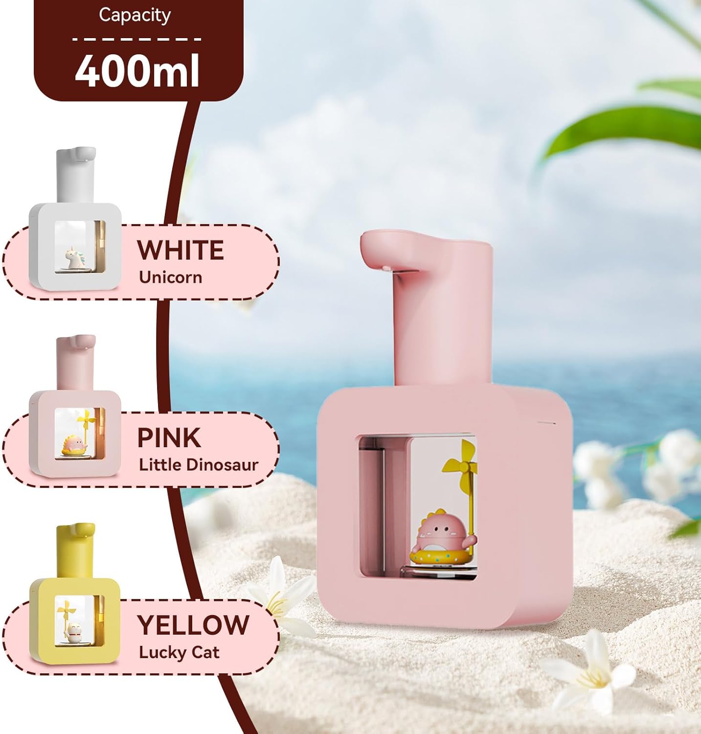 Smart Automatic soap dispenser for kids Pink