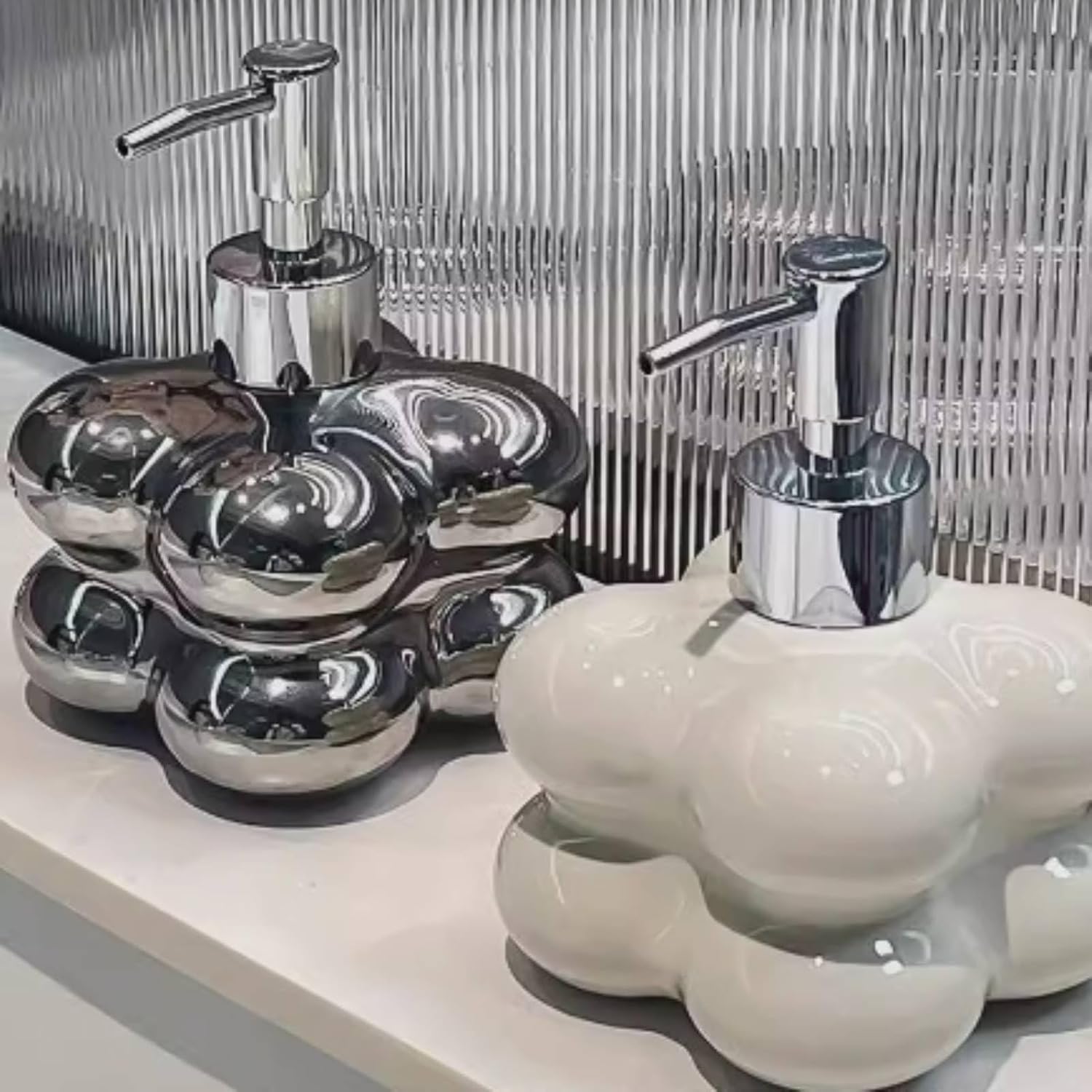 Refillable Cloud-Shaped Soap Dispenser