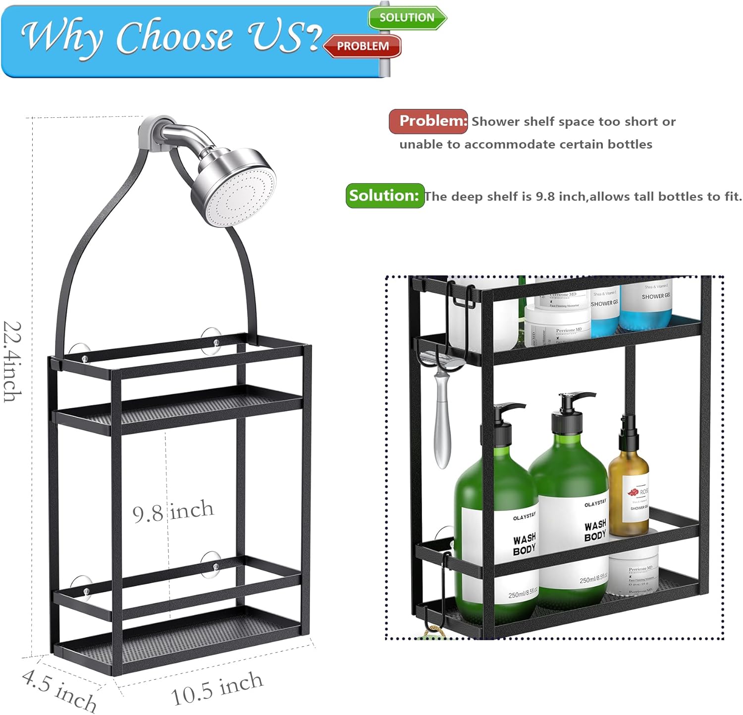 Meangood Best Shower Organizer