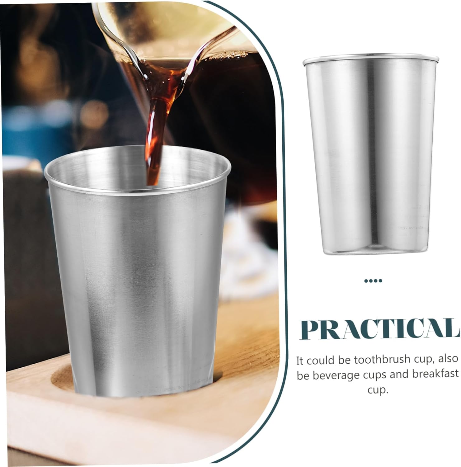 Stainless Steel Tumbler Cup - Multi-Use Durable Stylish