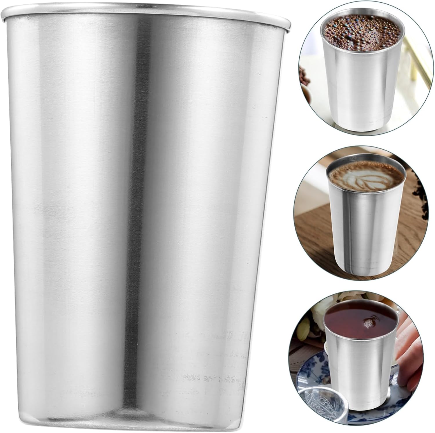 Garneck 180ml Stainless Steel Tumbler Stylish Hygienic Multi-Use for Bathroom Kitchen