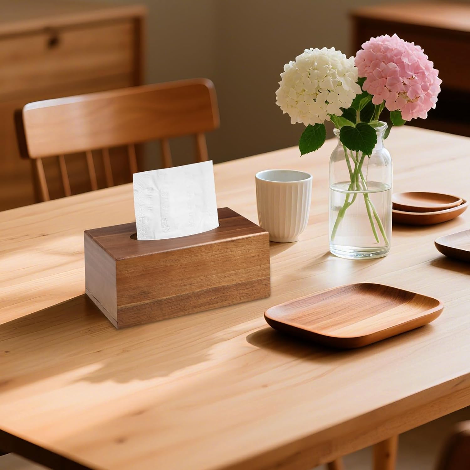 Vibrant Acacia Tissue Box Holder