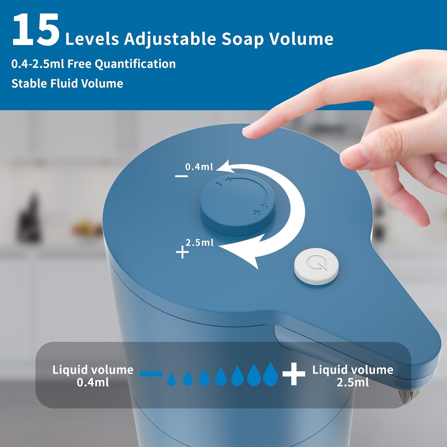 Aunmaon Automatically Adjusting Hand Soap Dispenser