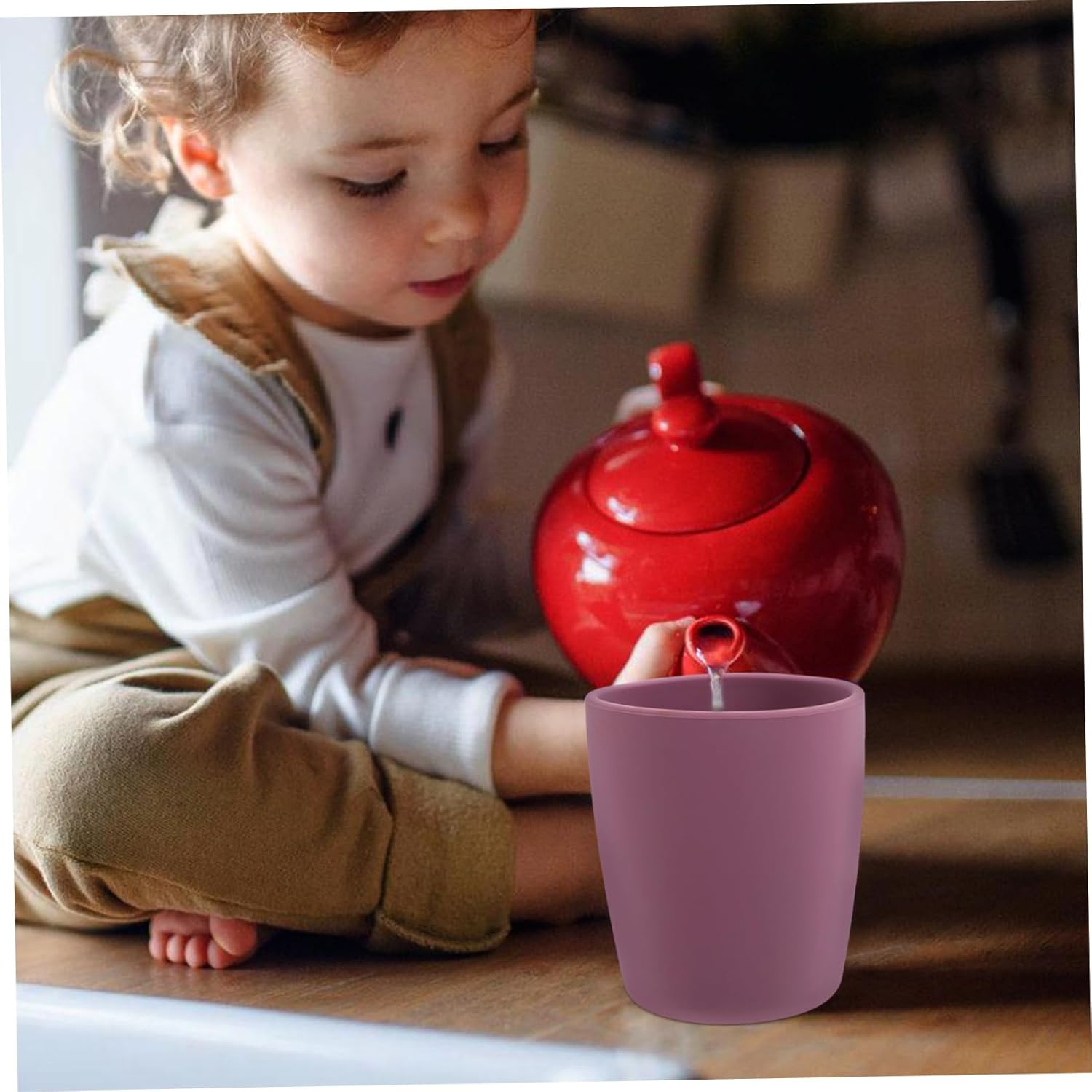 BrightFufu anti-break silicone cup for kids babies