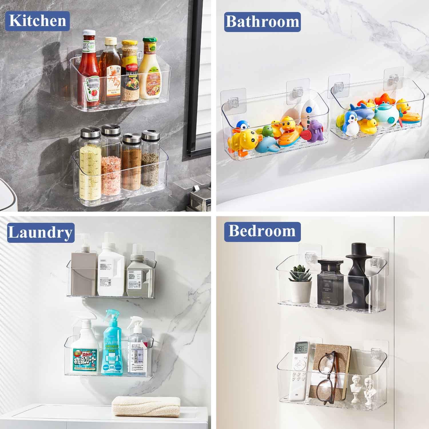 Bath Toy Storage Organizer - Large Capacity