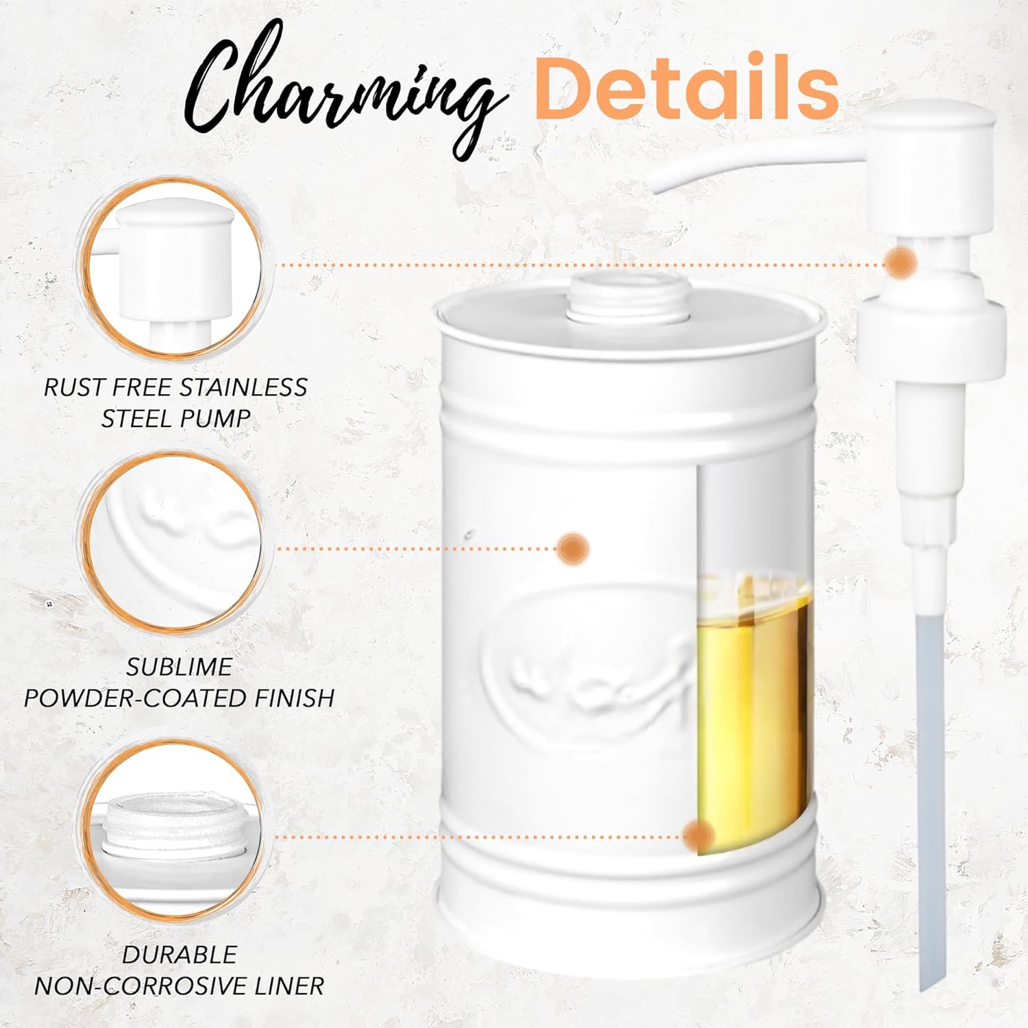 Autumn Alleys Country-Style Dispenser for Your Cleaning Needs