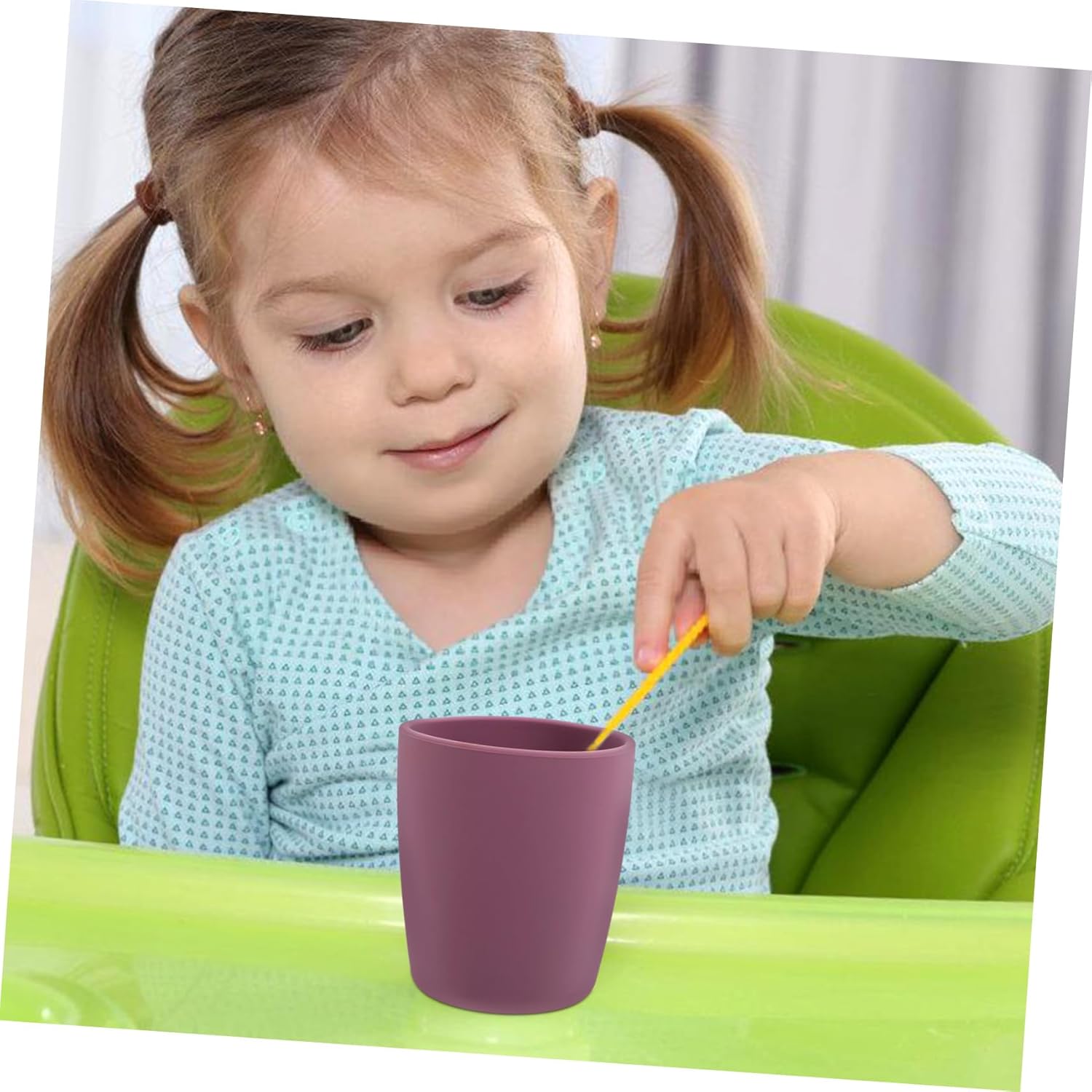 Kontonty Safe Silicone Leak-Proof Tumbler for Kids