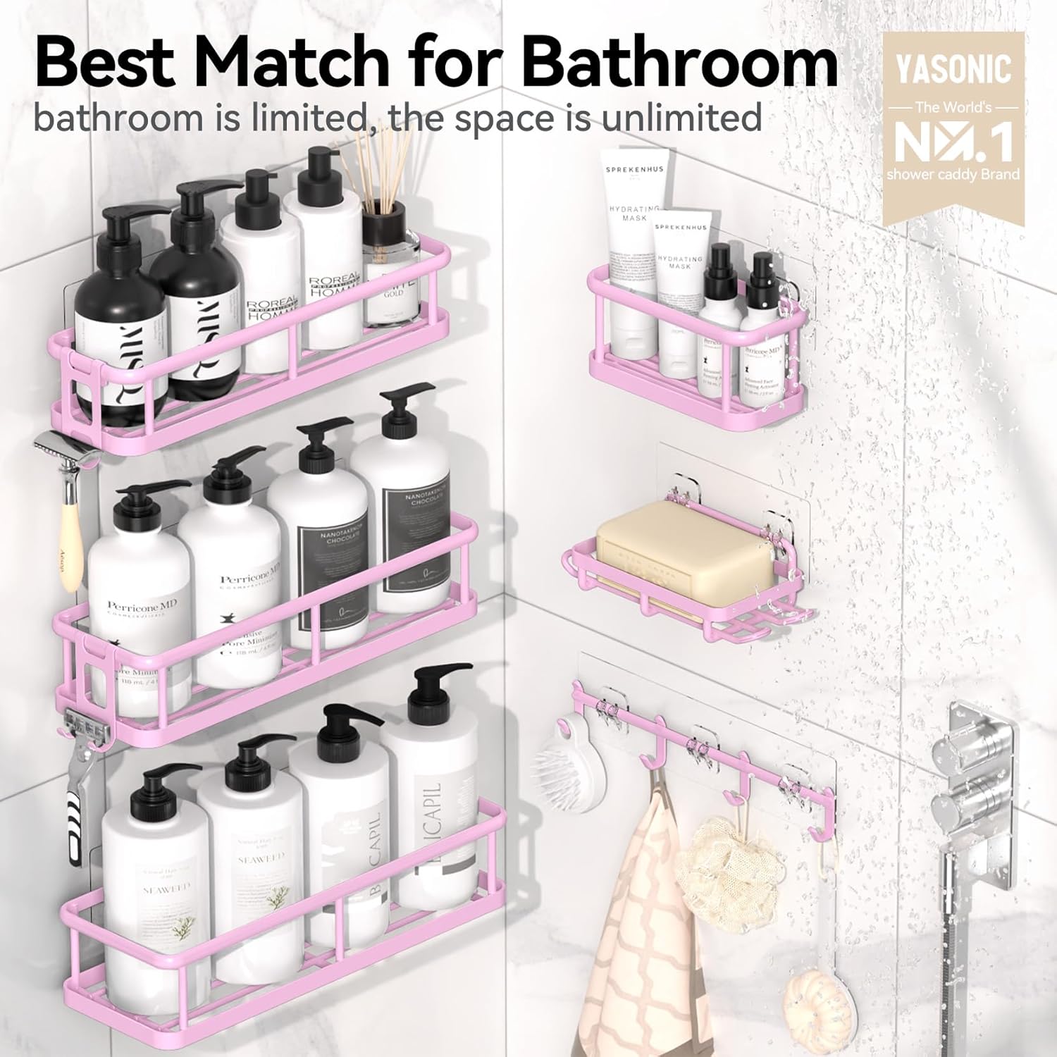 Stylish 6-Pack Showersplit Caddy